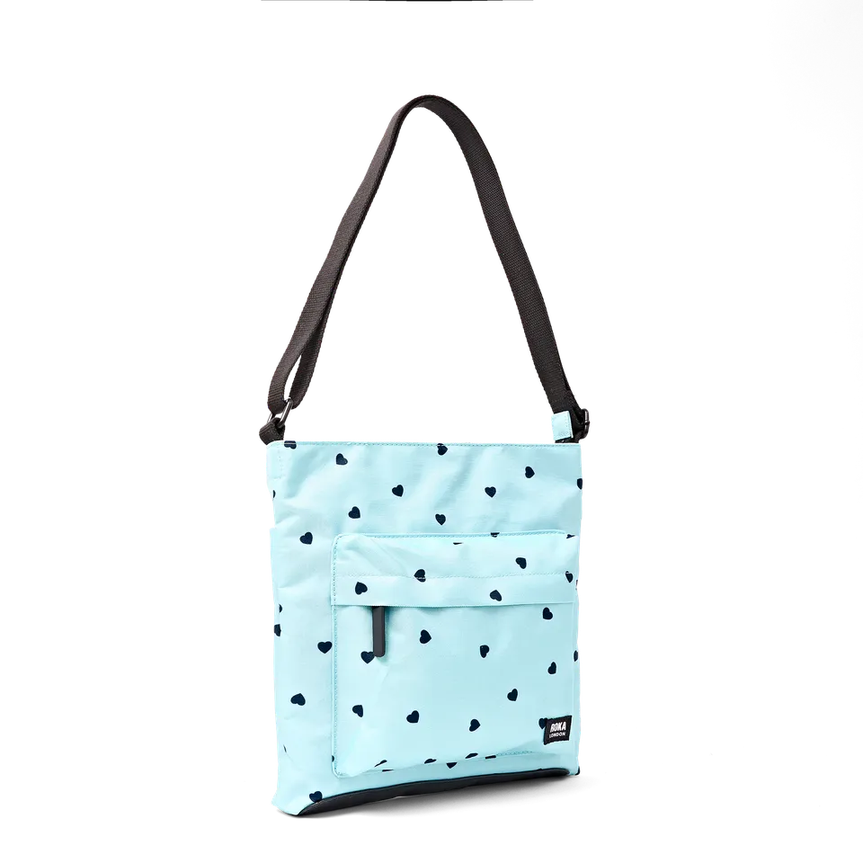 Roka London Kennington skulderveske heart print 2,7 l