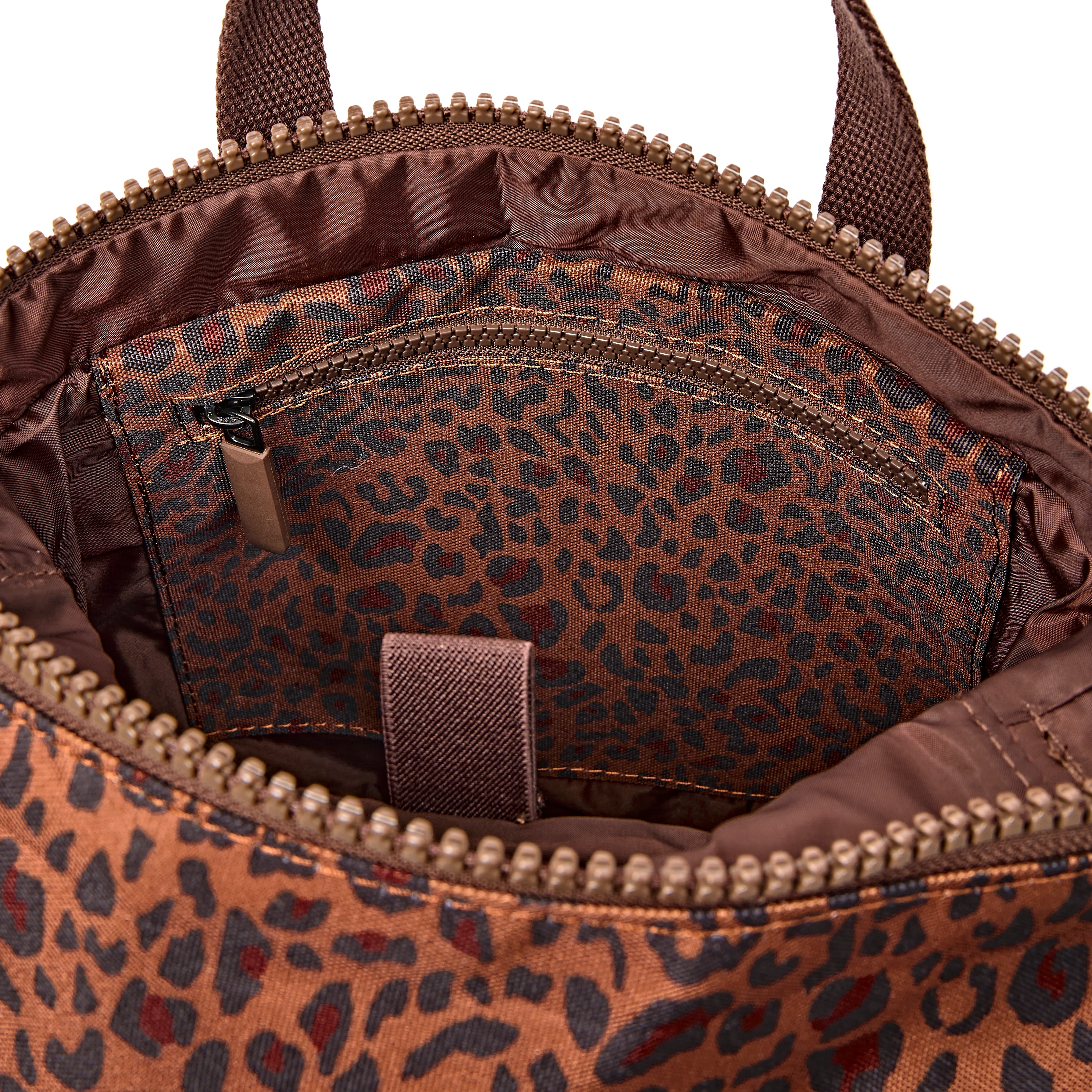 Roka London Canfield Roll Top ryggsekk Mini Leopard Small værbestandig