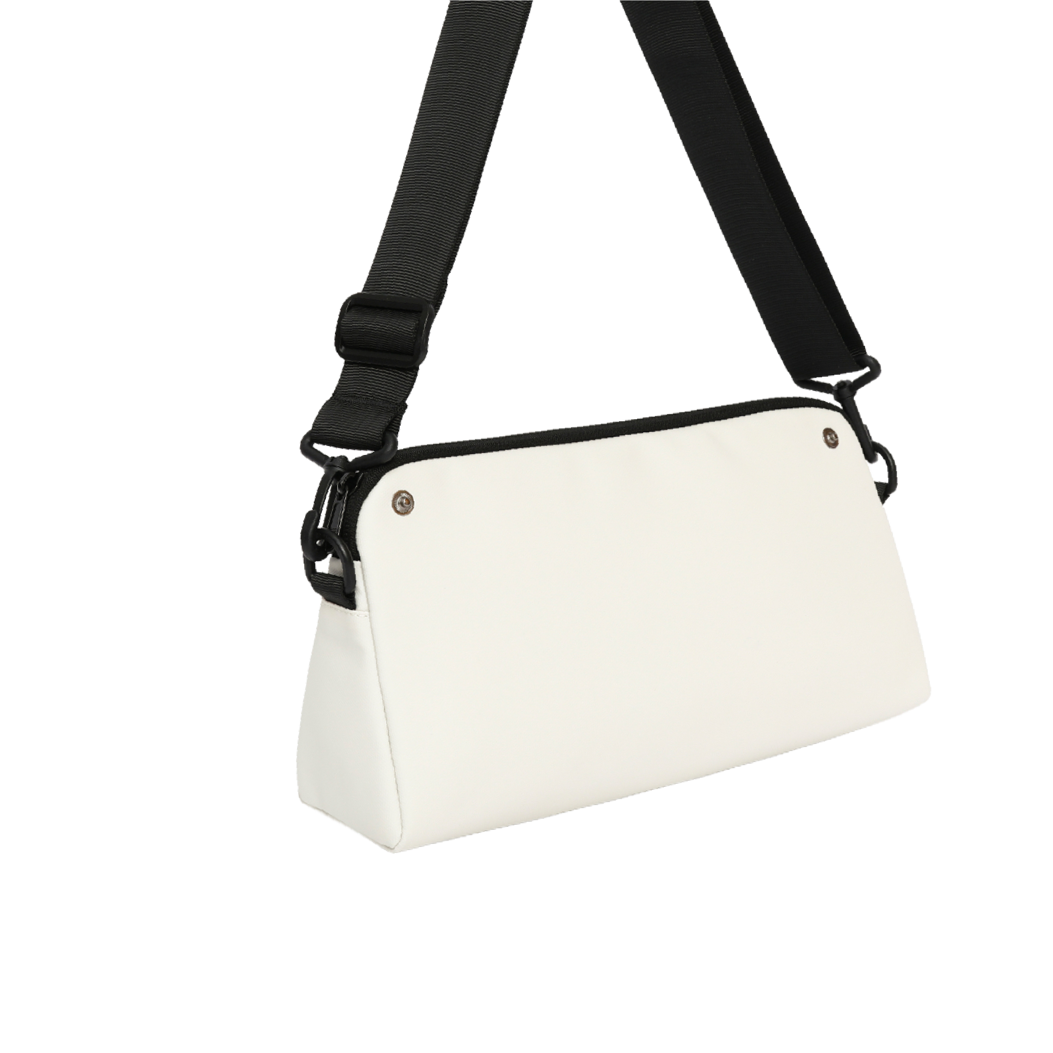 KIWEE Triangle Sling skulderveske hvit 3L vannavvisende