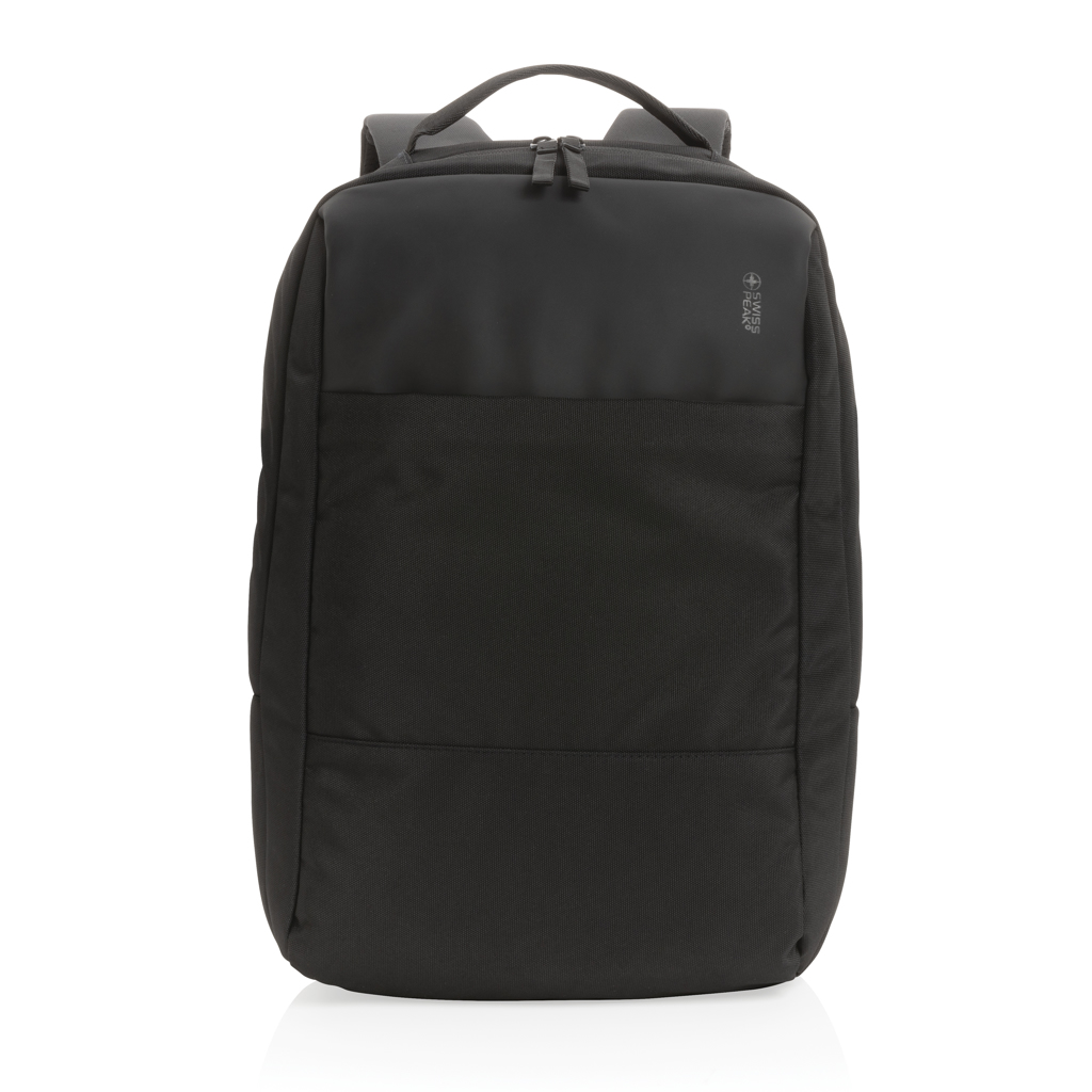 Swiss Peak AWARE RPET ryggsekk 15,6" svart