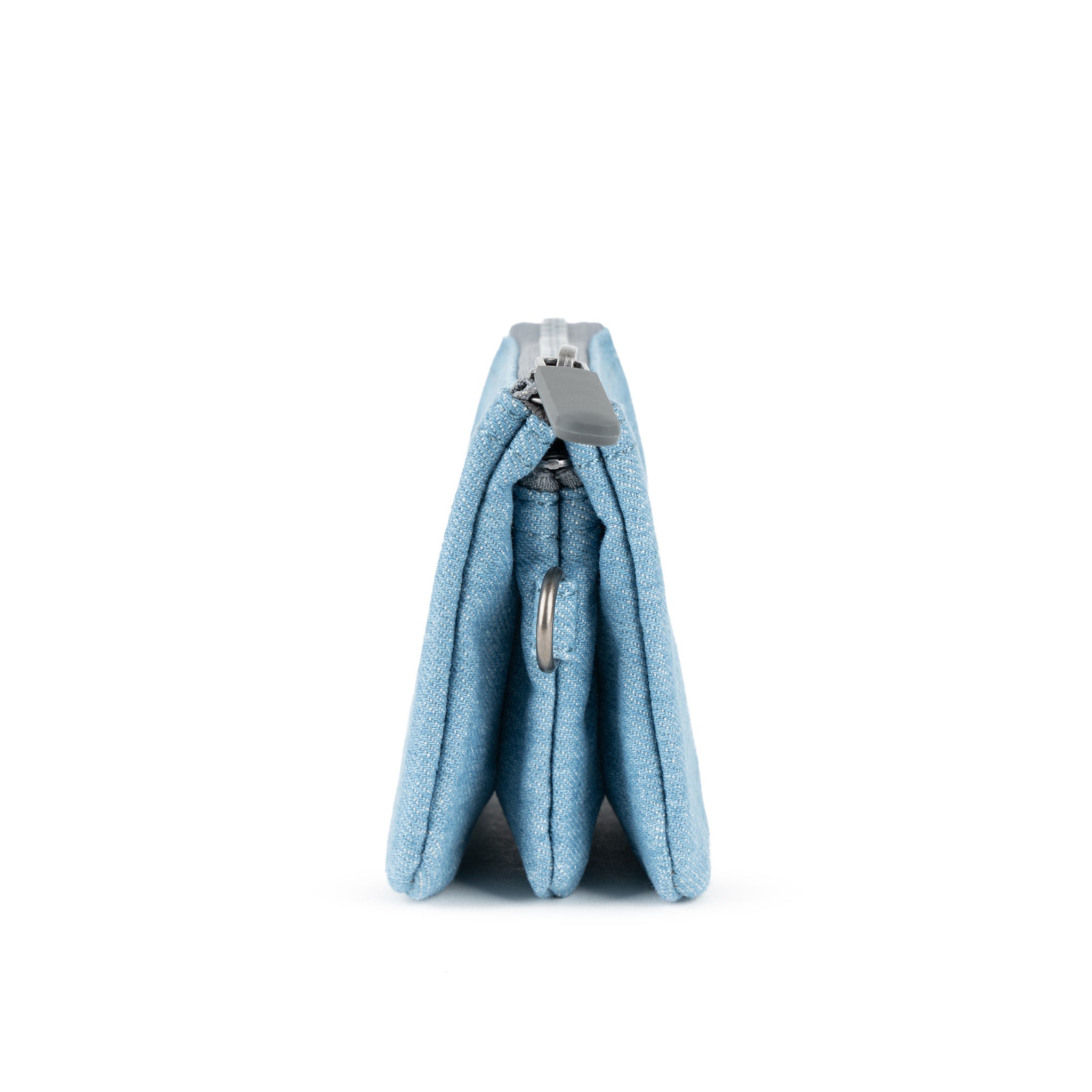 Roka London Carnaby Small lommebok Light Denim kompakt