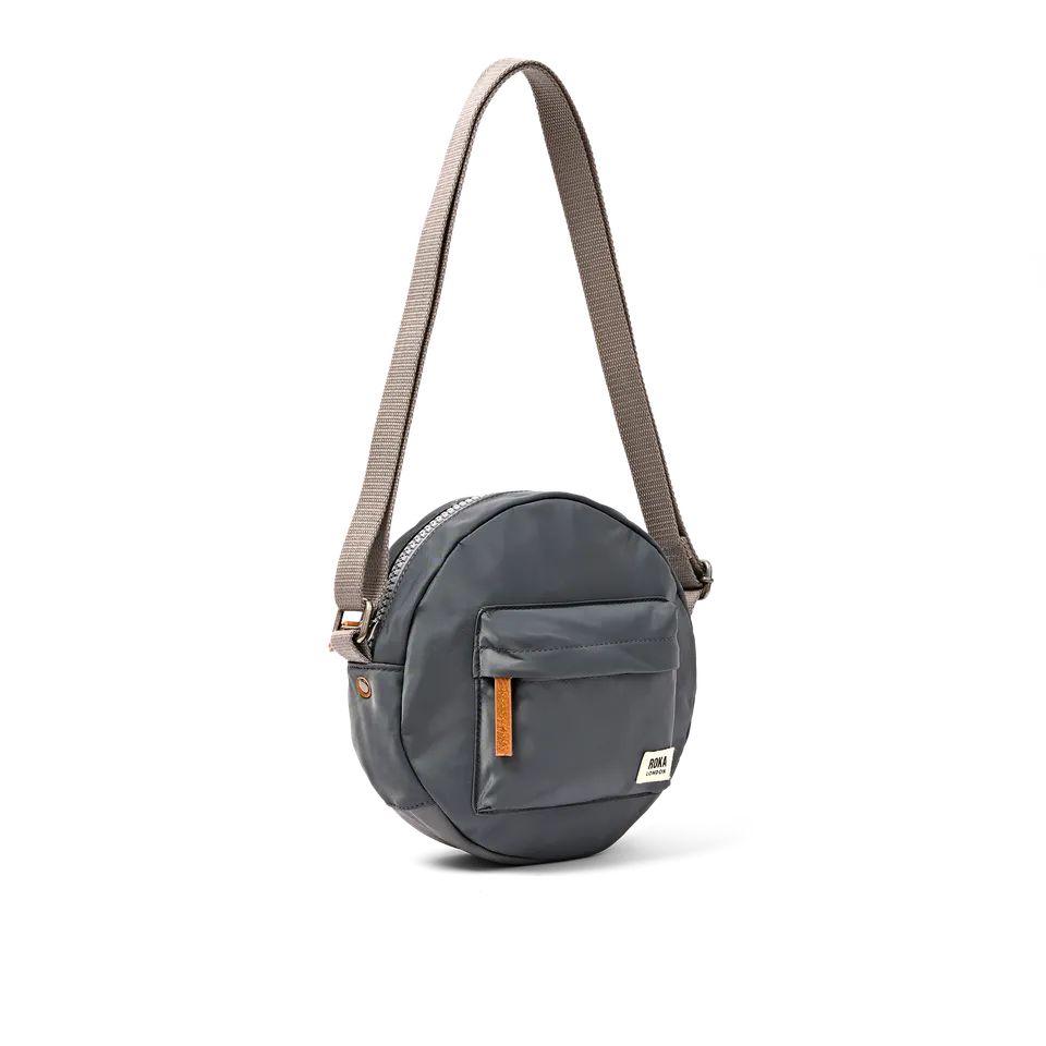 Roka London Paddington skulderveske Small Beluga rund 4,1 liter