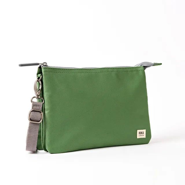 Roka London Carnaby crossbody veske artichoke XL 0,5 L