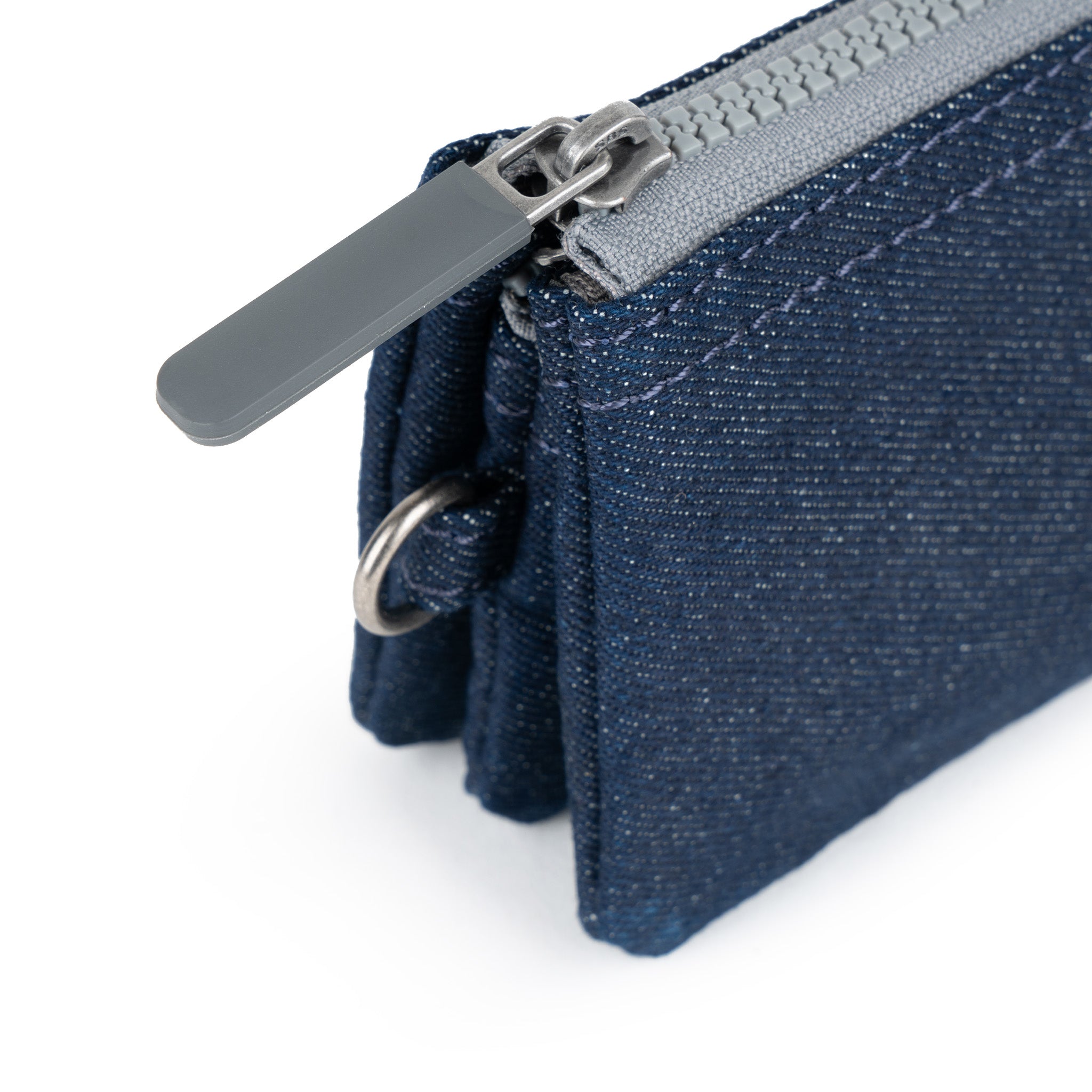 Roka London Carnaby Dark Denim lommebok Small kompakt