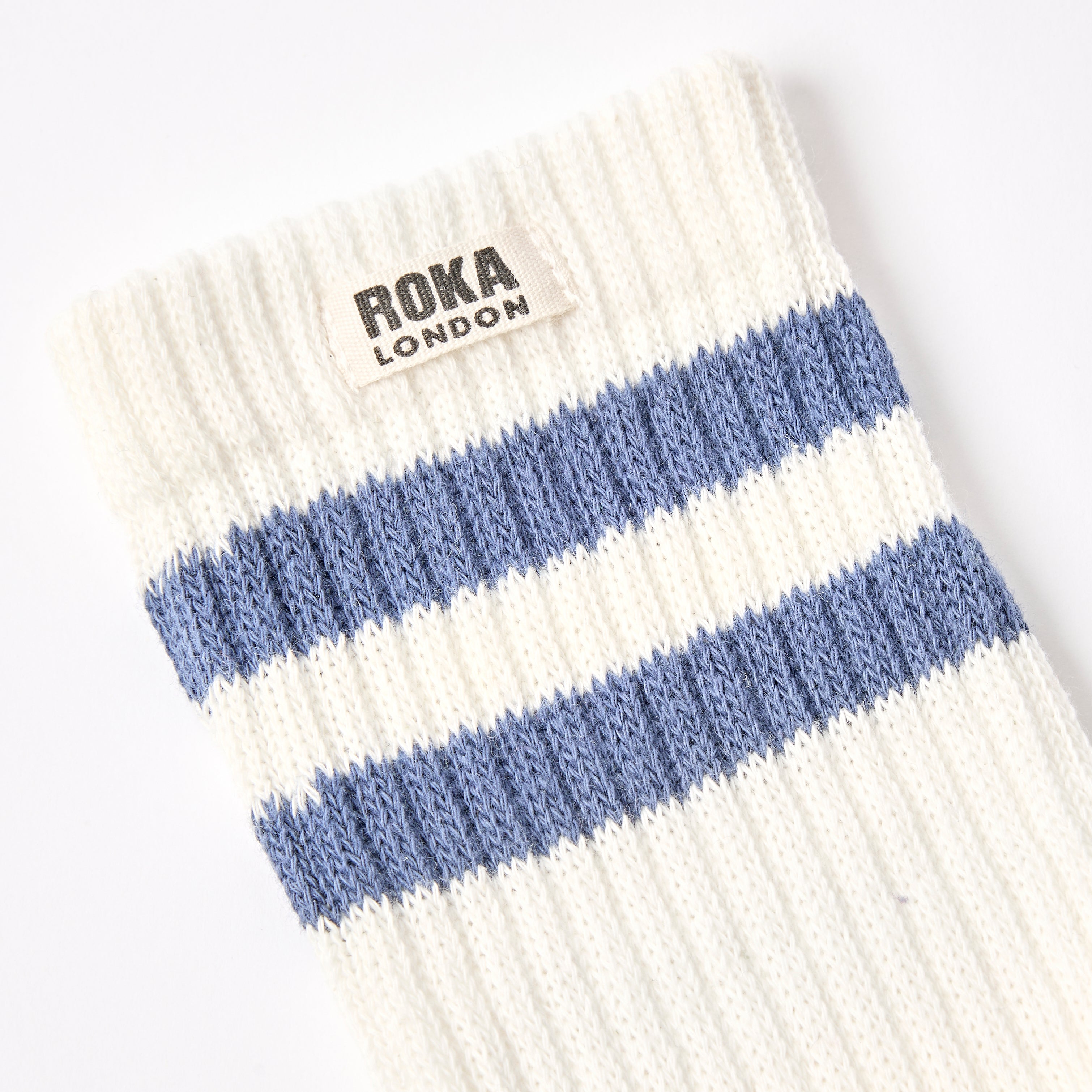 Roka London Windsor sokker Coastal Blue 40–48 økologisk