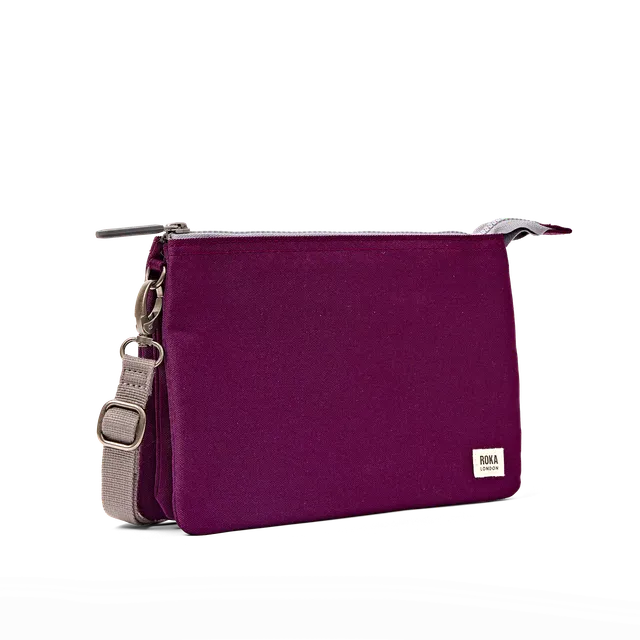 Roka London Carnaby XL crossbody Cherry Lacquer skulderveske