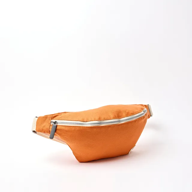 Roka London Mill Hill midjeveske Small Burnt Orange canvas