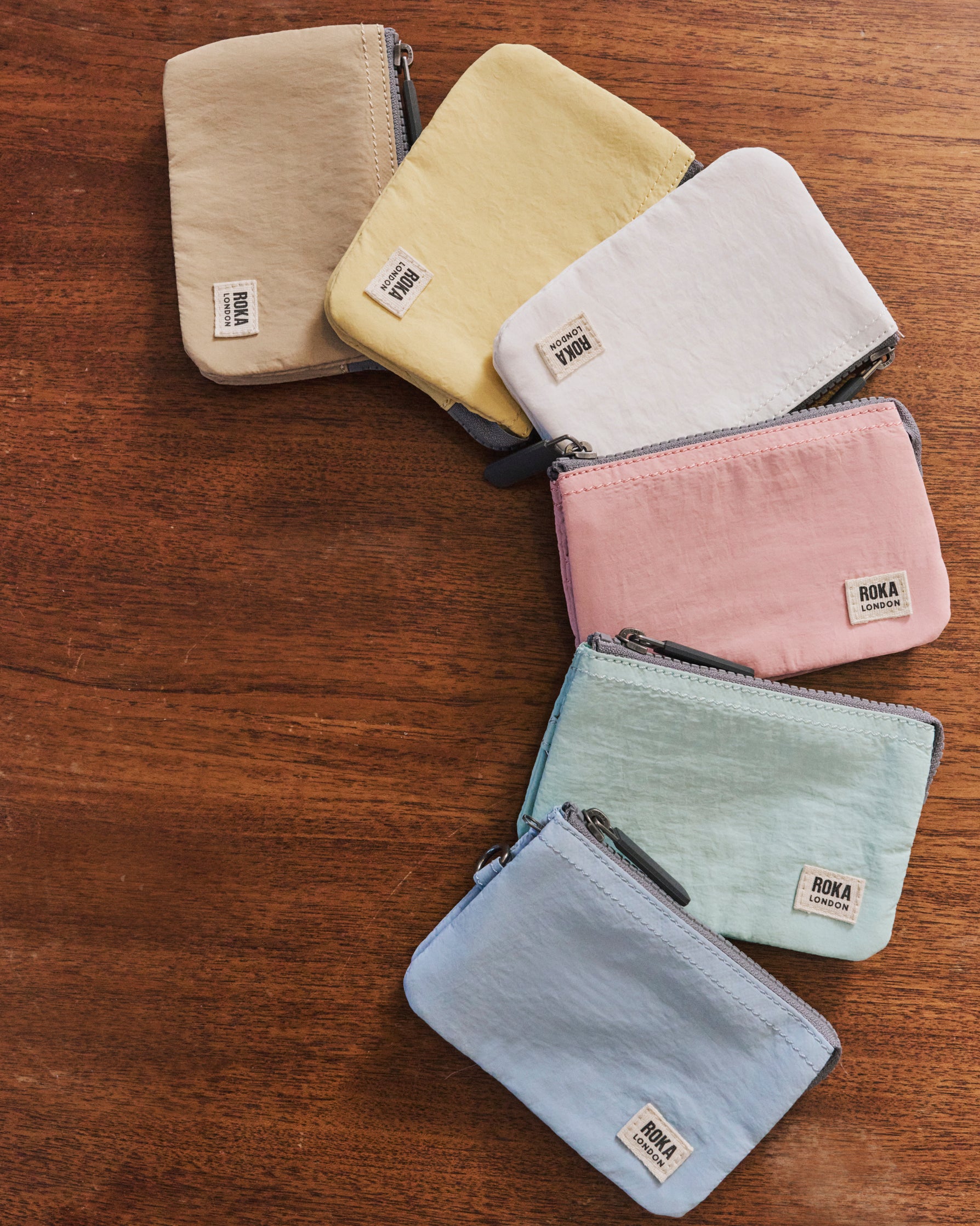 Roka London Carnaby lommebok coconut 0,2 liter liten
