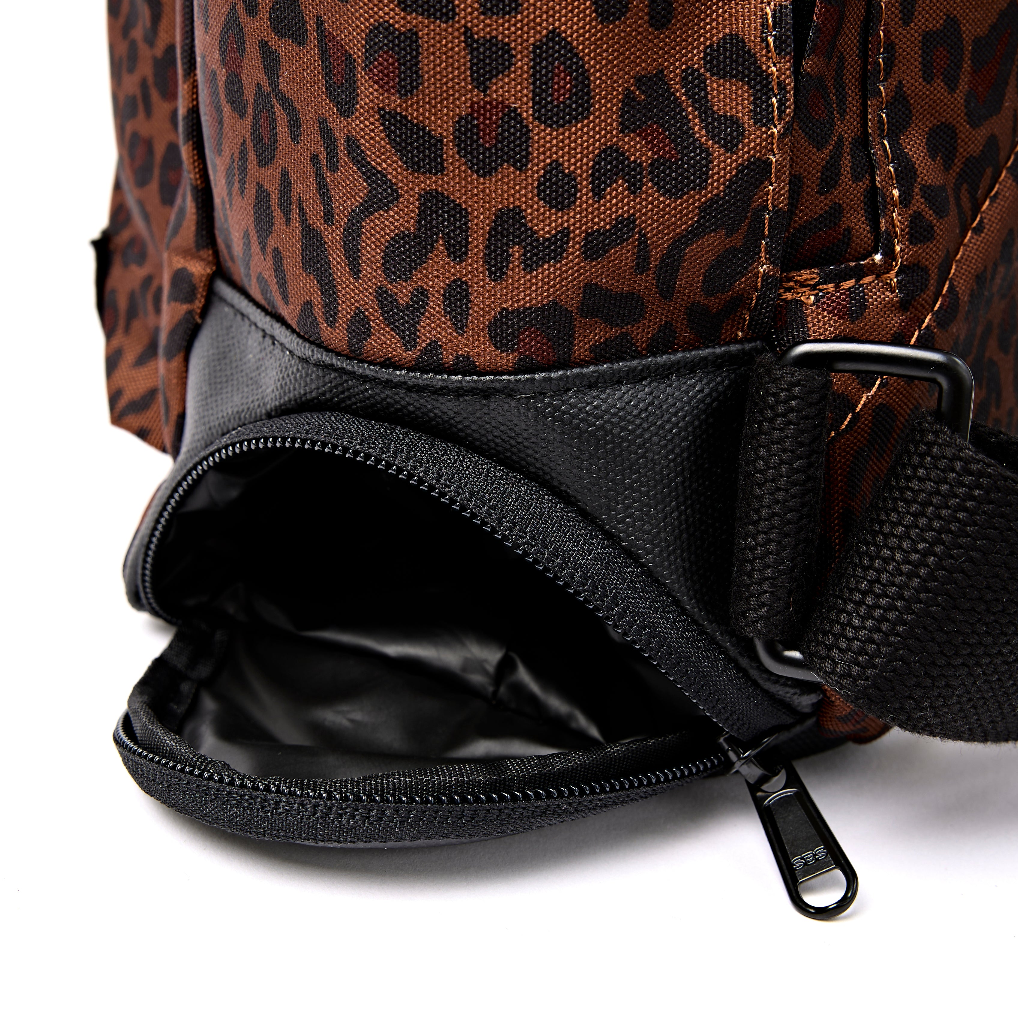 Roka London Bayswater paraplysekk corn mini leopard M