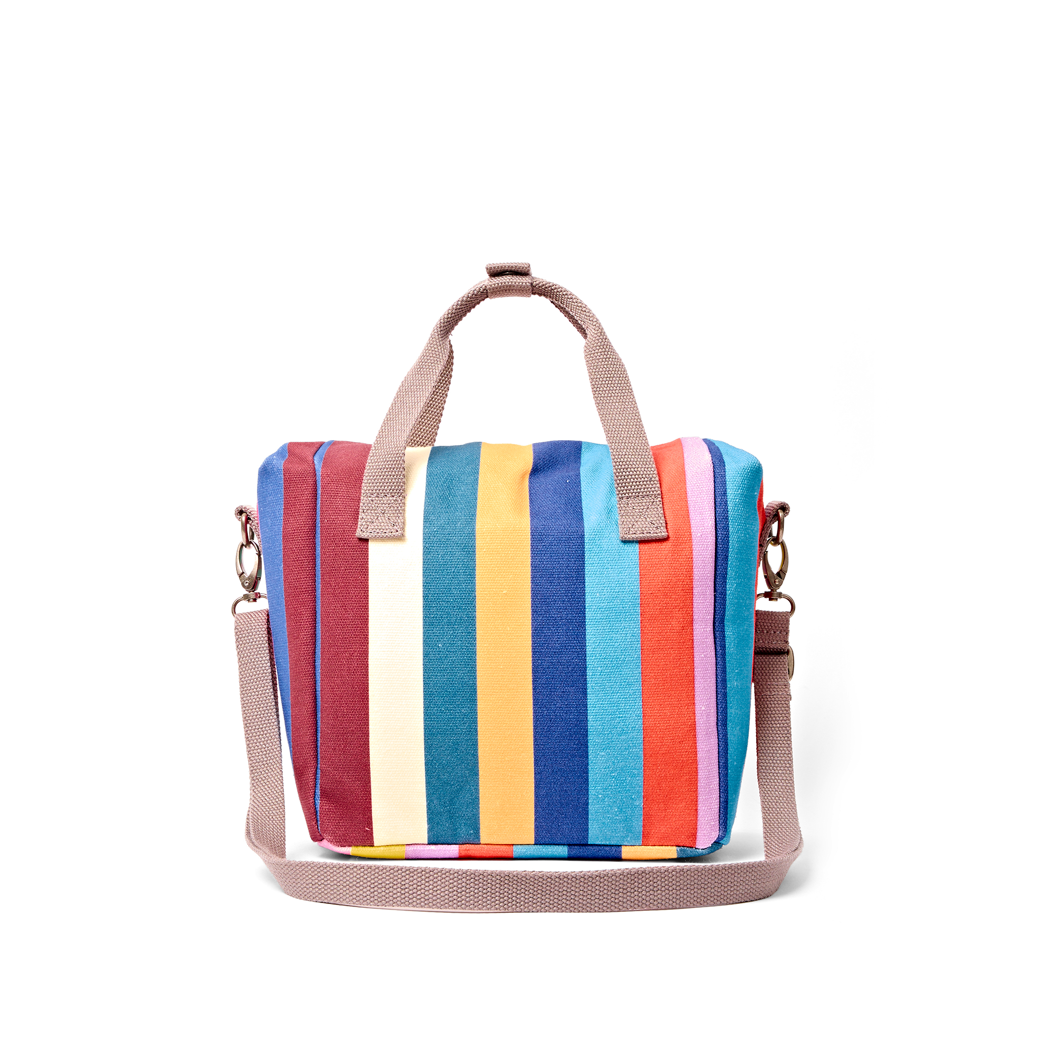 Roka Hampstead Lunch Bag matveske isolert Wide Stripe Multi