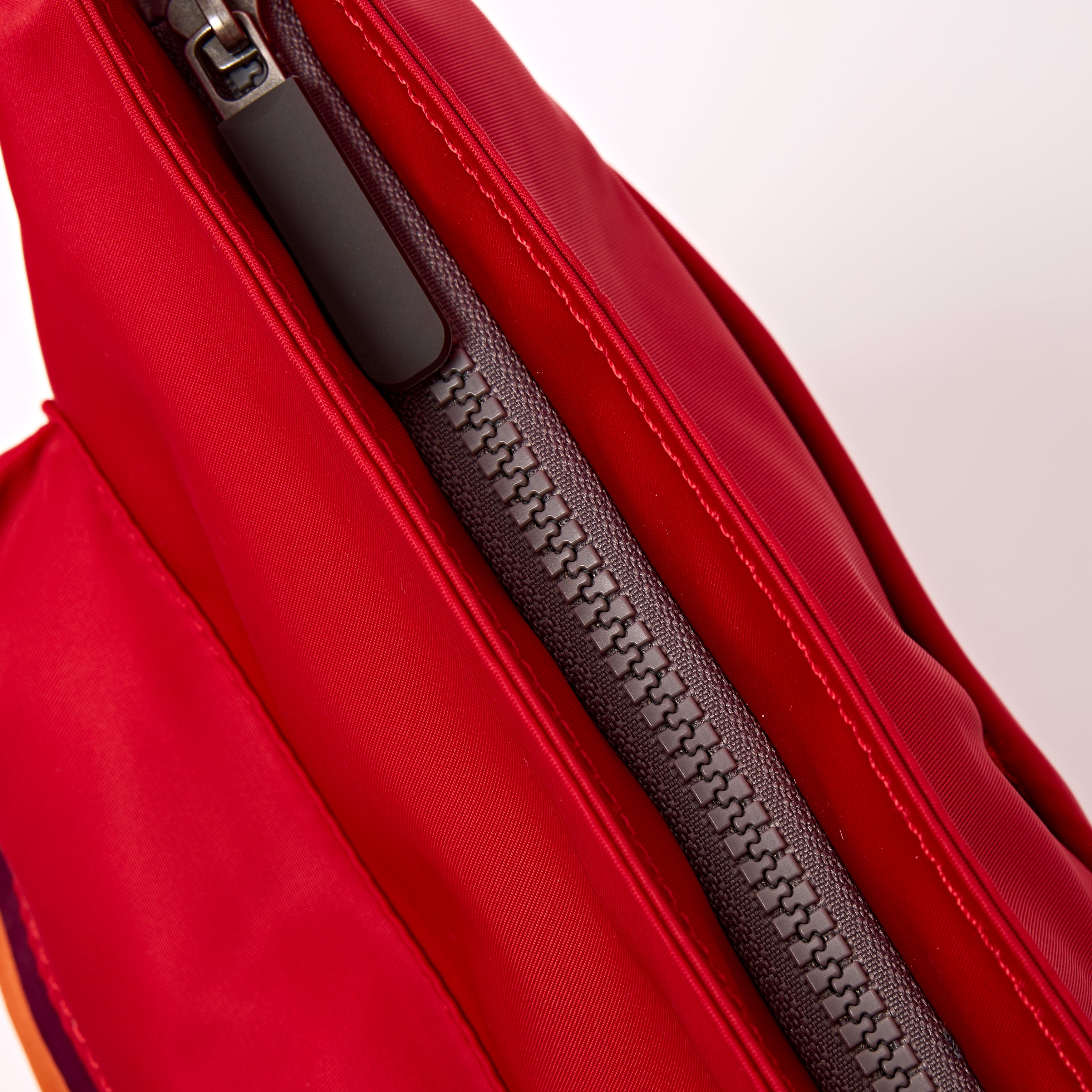 Roka London Kennington crossbody medium cranberry stripe slank