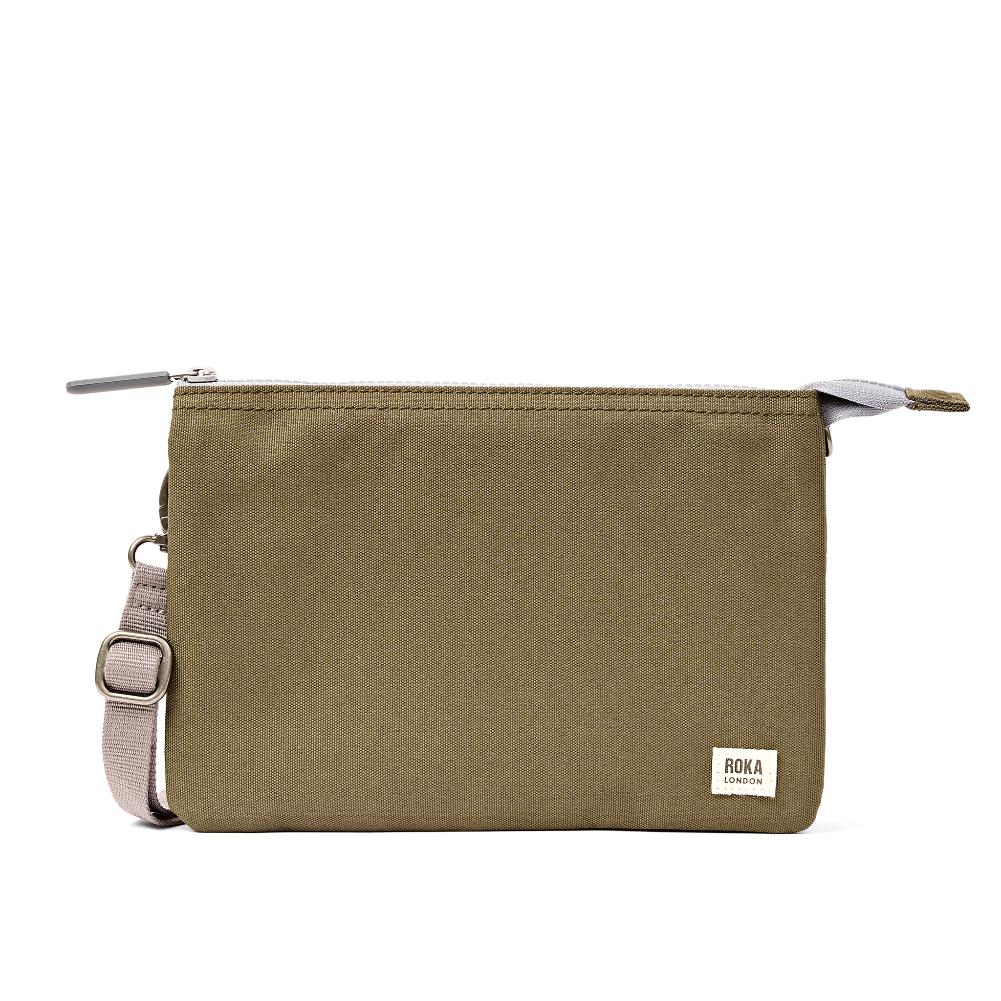Roka London Carnaby XL crossbody-veske sea spray værbestandig