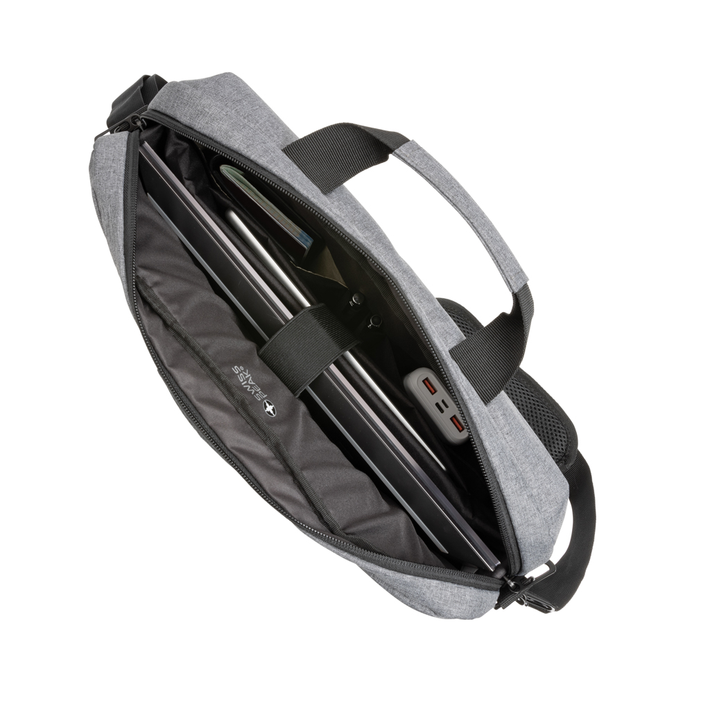 Swiss Peak AWARE 15.6" laptopveske grå – RFID