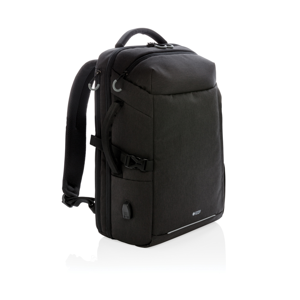 Swiss Peak AWARE XXL weekend ryggsekk svart – handbagasje