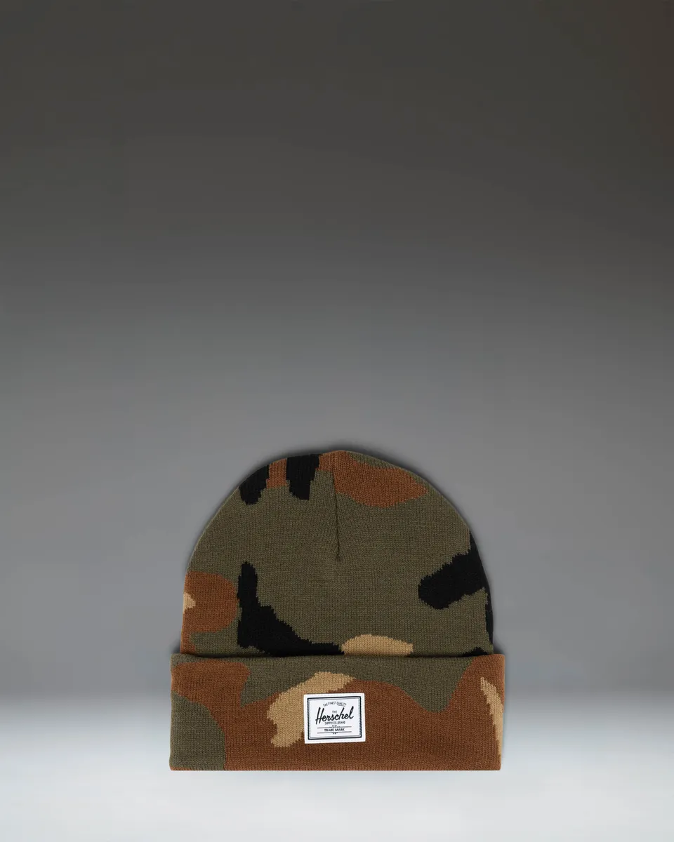 Herschel Elmer beanie lue Woodland Camo ullbland