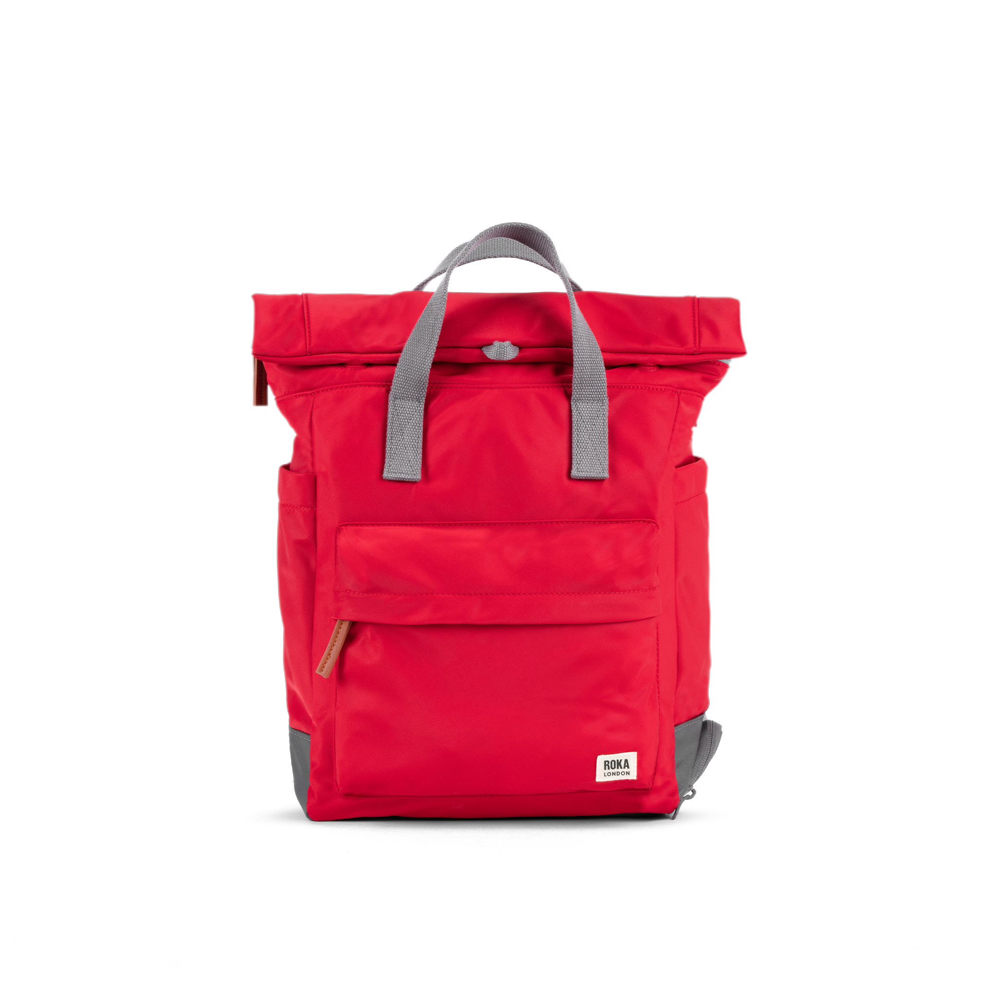 Roka London Bayswater paraplyryggsekk Medium Cranberry 14,6L