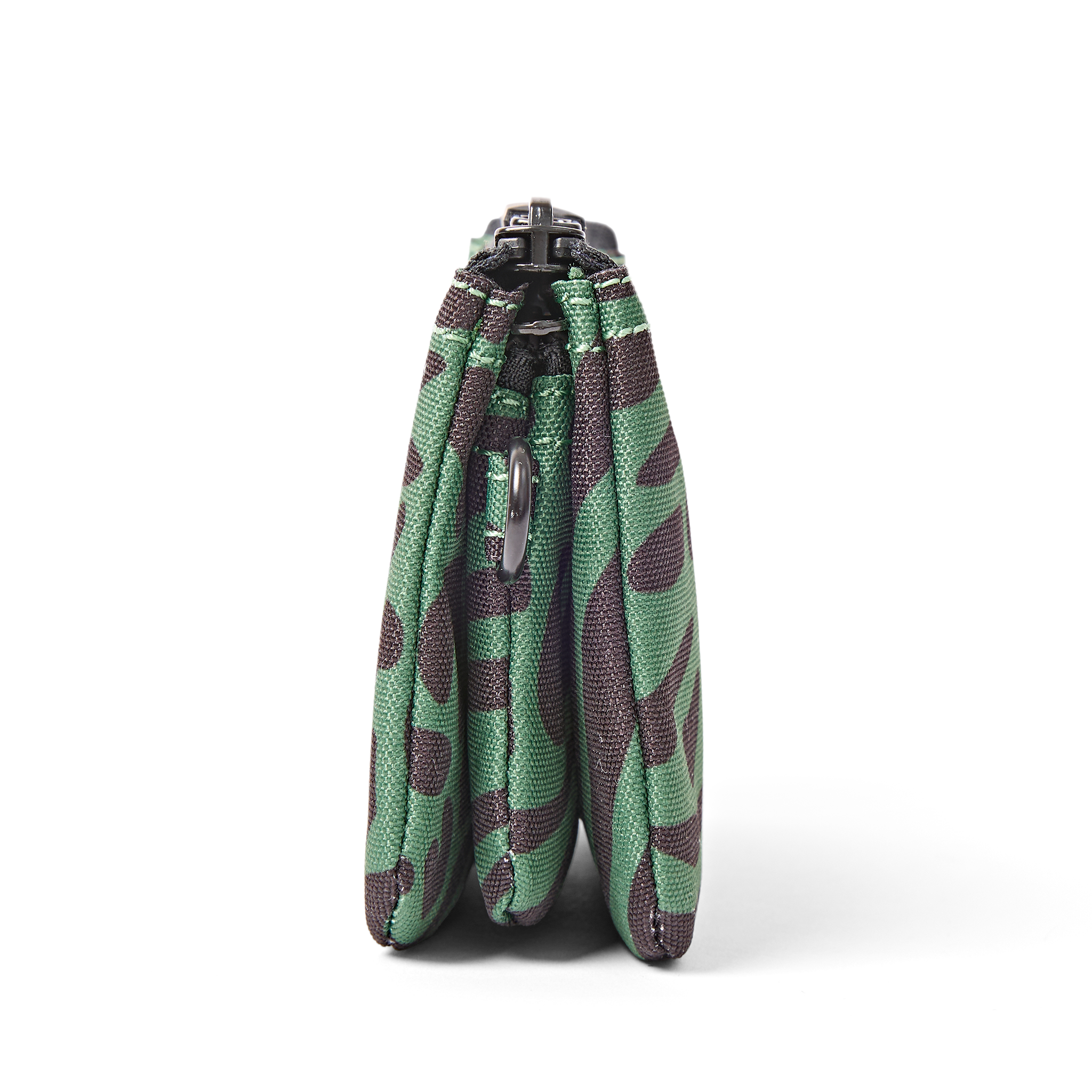 Roka London Carnaby lommebok Small Mixed Animal Artichoke vannavvisende