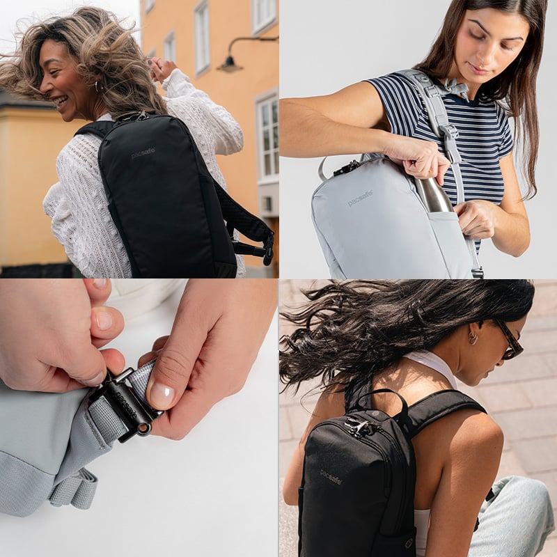 Pacsafe V 12L ryggsekk tyverisikker kompakt