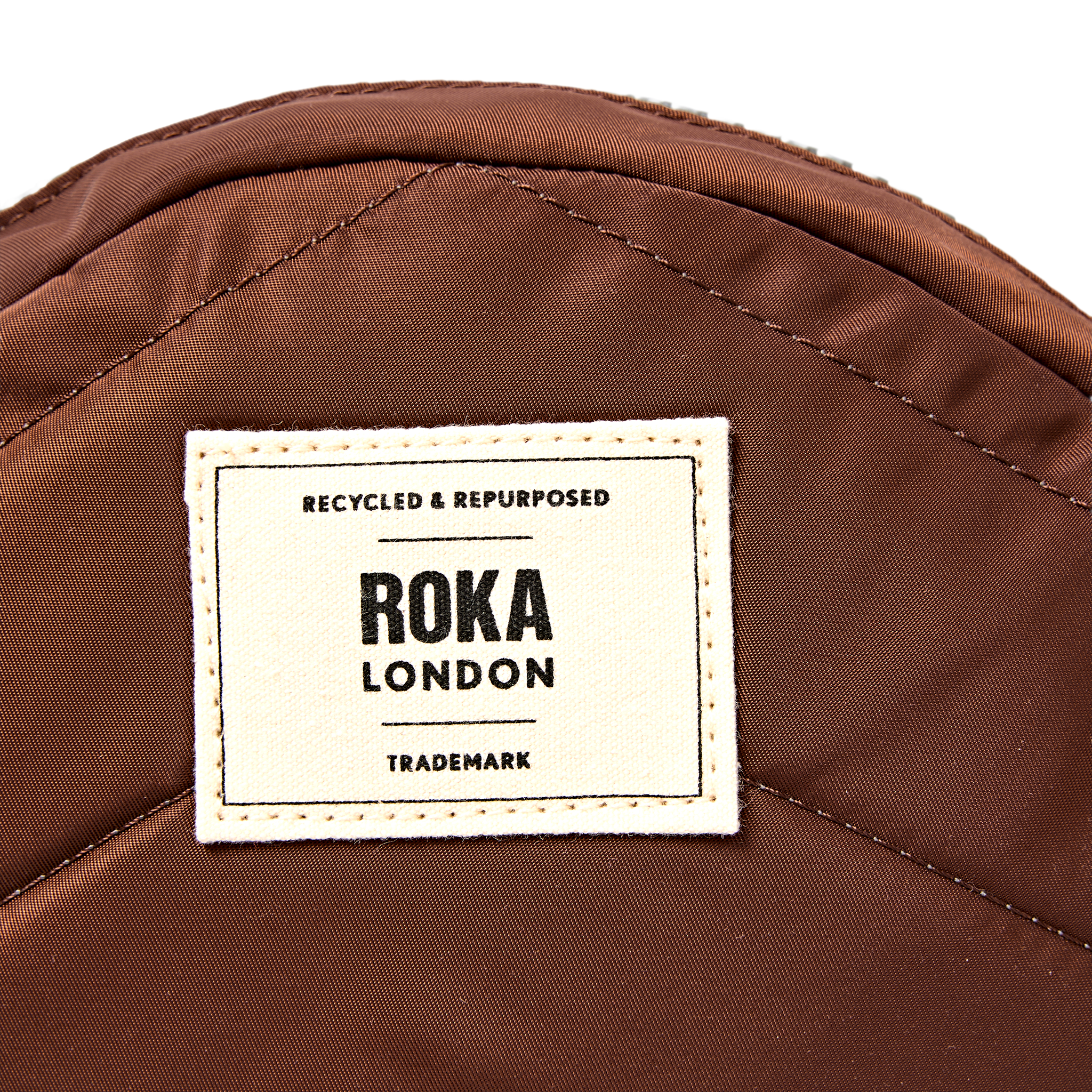 Roka London Paddington skulderveske Small Rocky Road rund