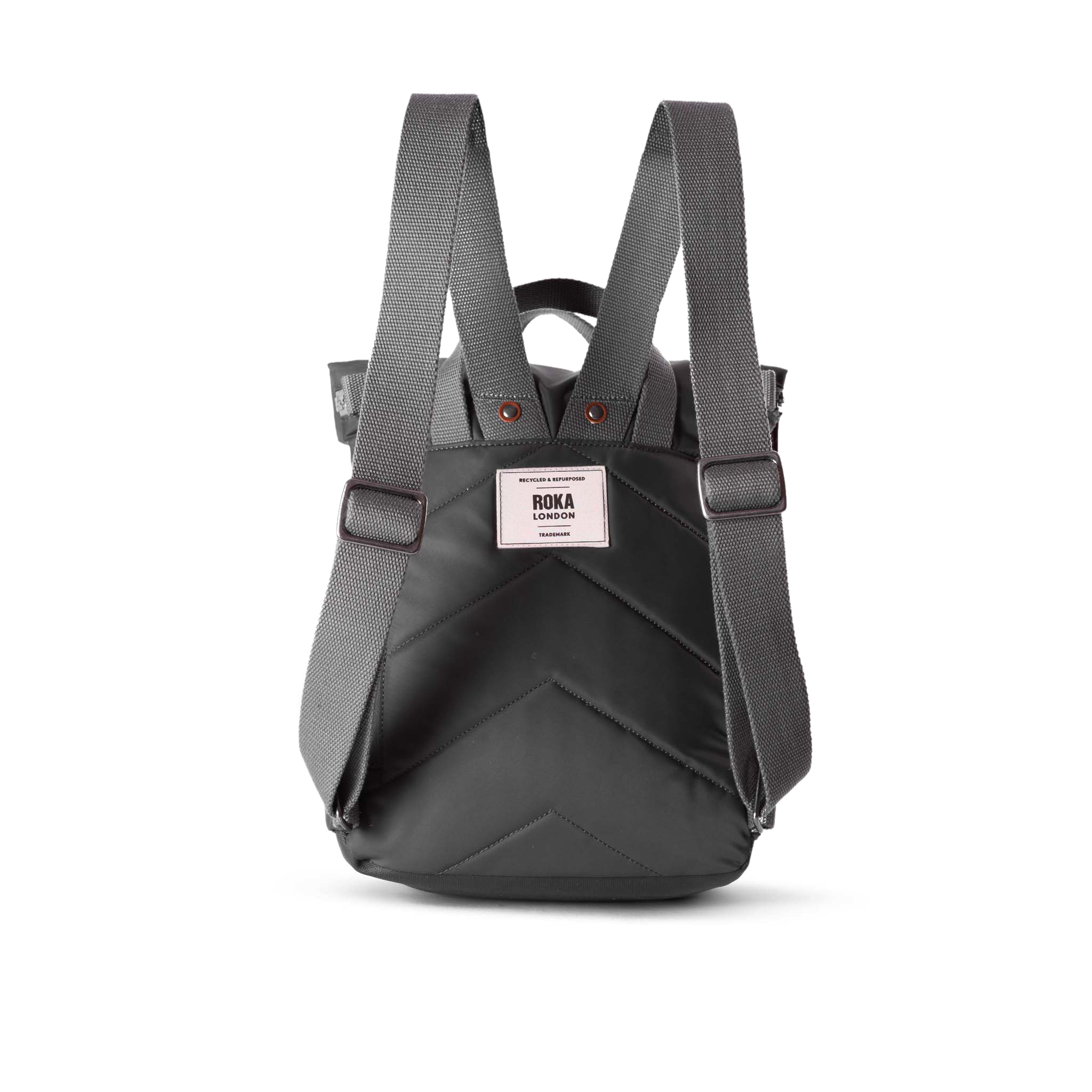 Roka London Canfield Roll Top ryggsekk Graphite Medium vanntett