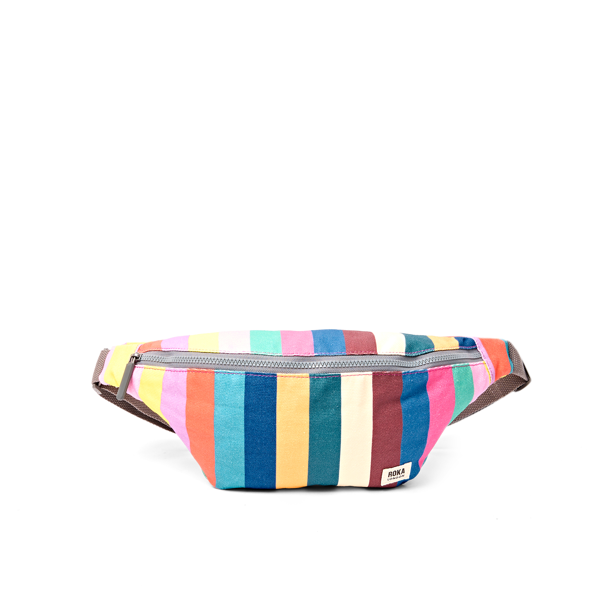 Roka London Mill Hill Crossbody mageveske Small Wide Stripe Multi
