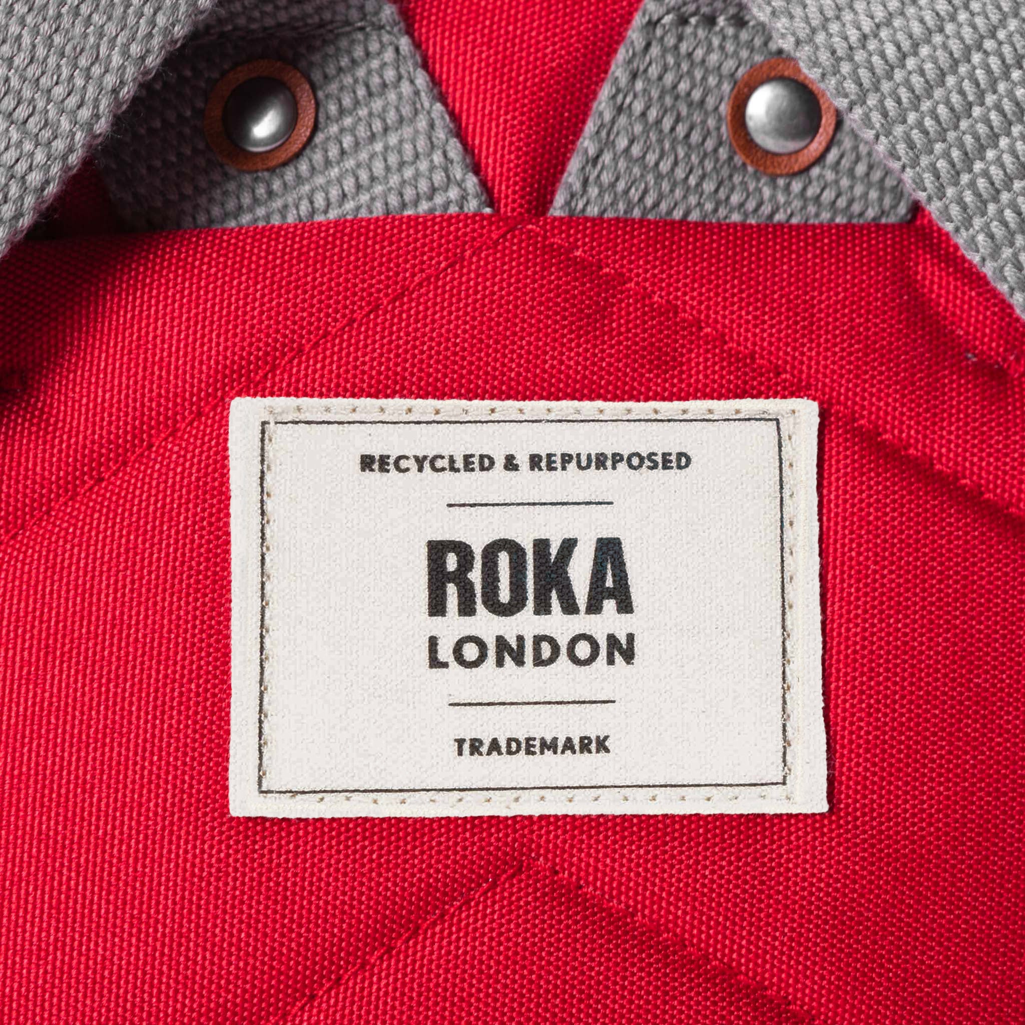 Roka London Finchley ryggsekk Large Mars Red rolltopp