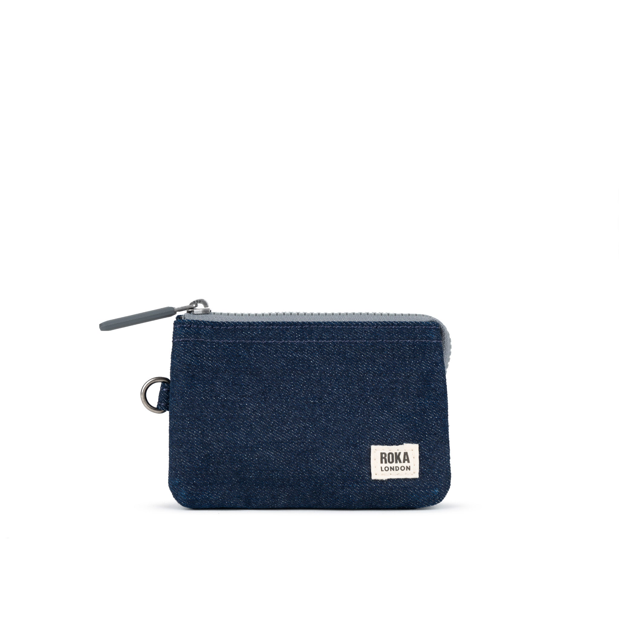 Roka London Carnaby Dark Denim lommebok Small kompakt