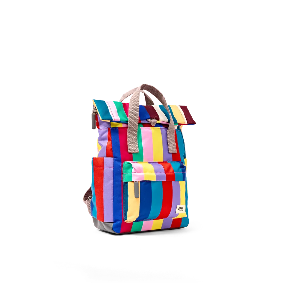 Roka London Canfield Stripe roll top ryggsekk 16 liter