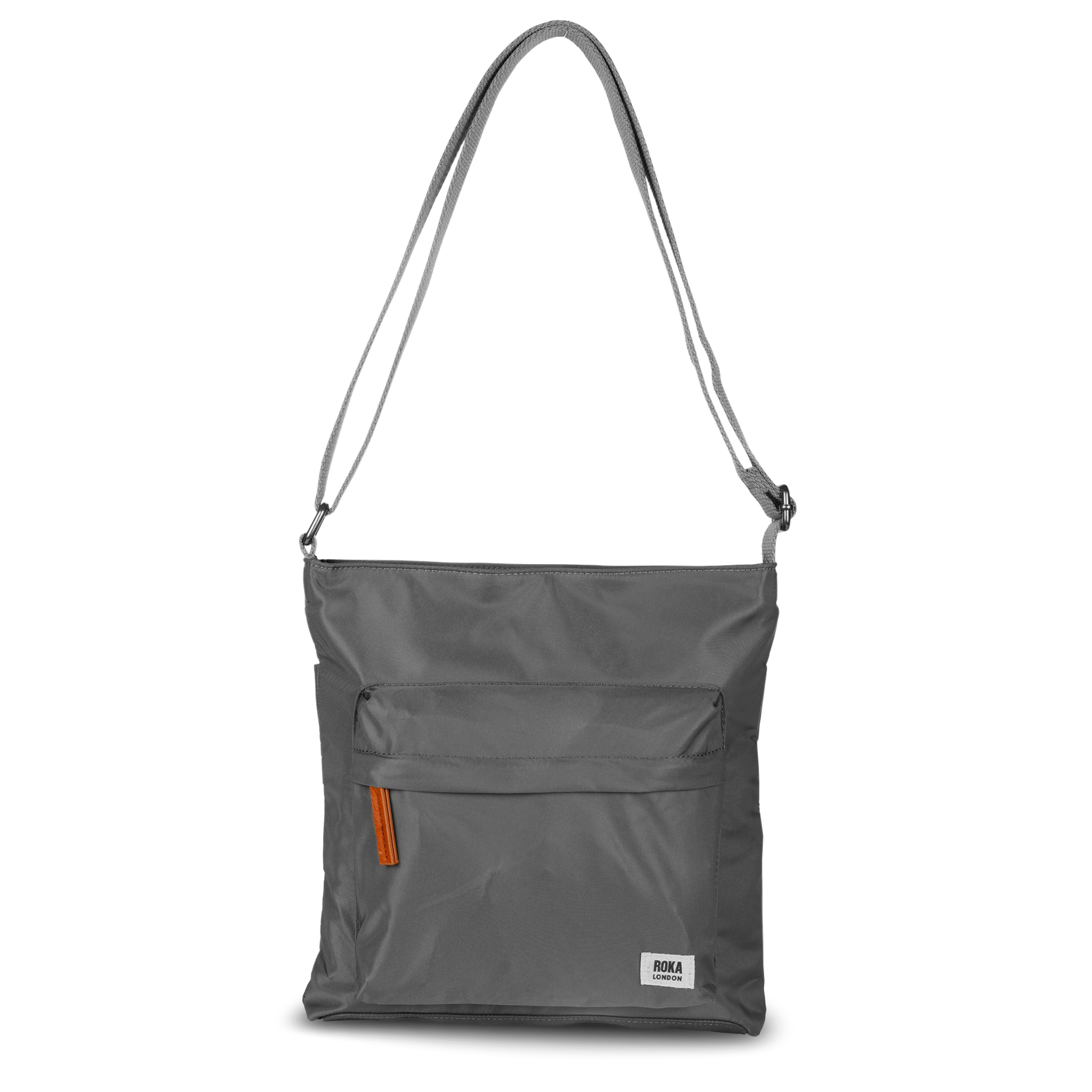 Roka London Kennington skulderveske graphite 2,7 liter
