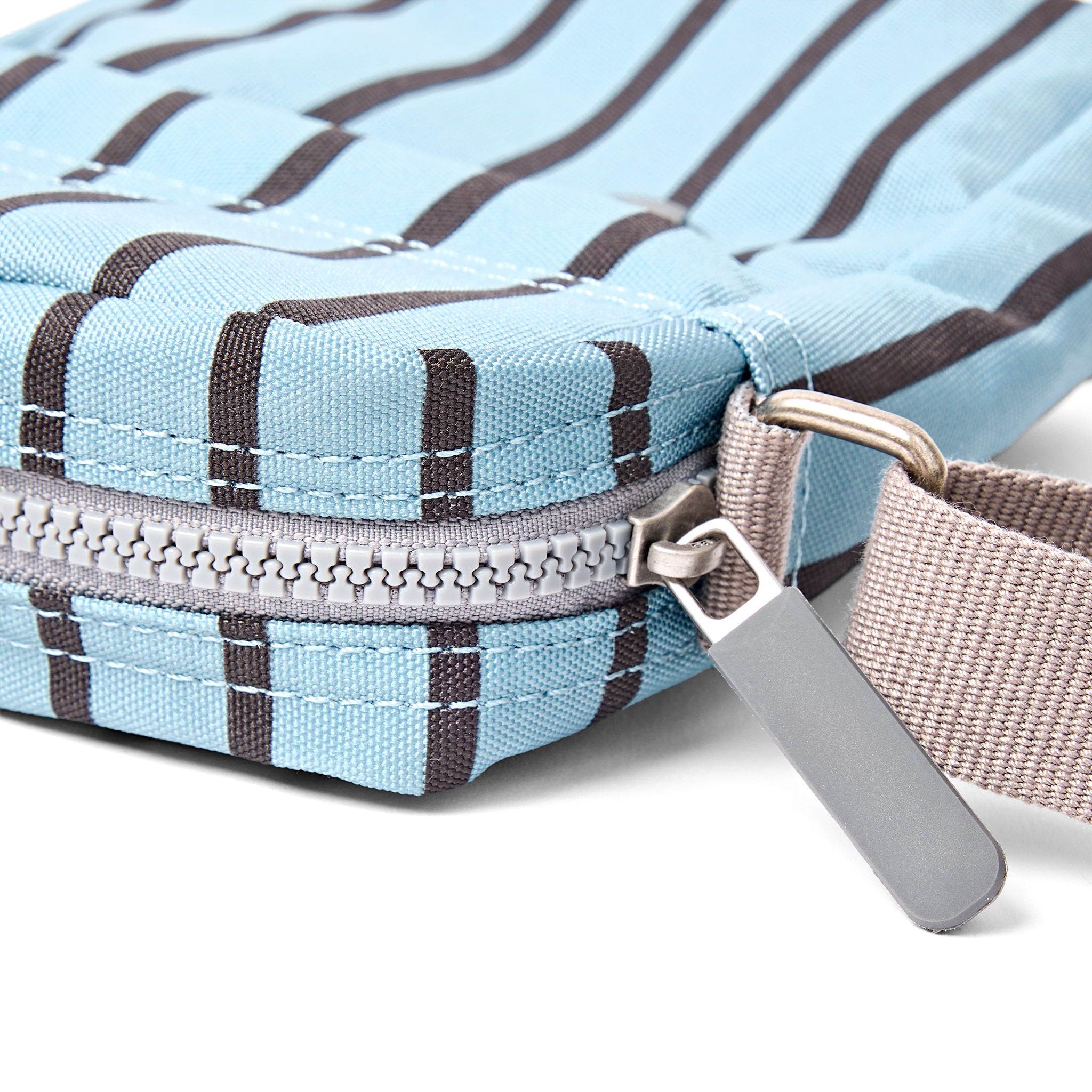 Roka London Bond skulderveske small blå stripe vanntett