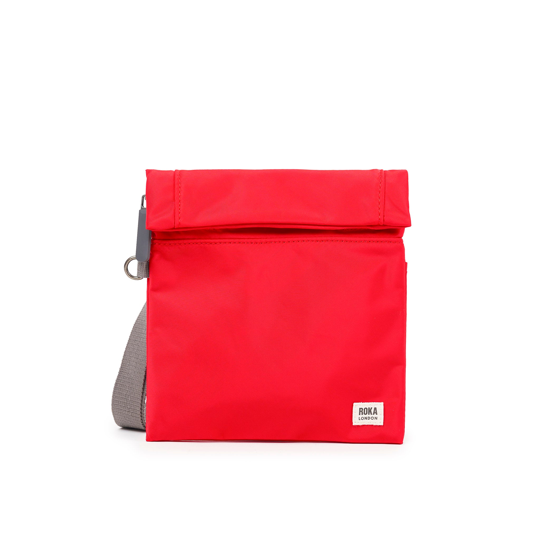 Roka London Stratford crossbodyveske Small Chilli Oil nylon