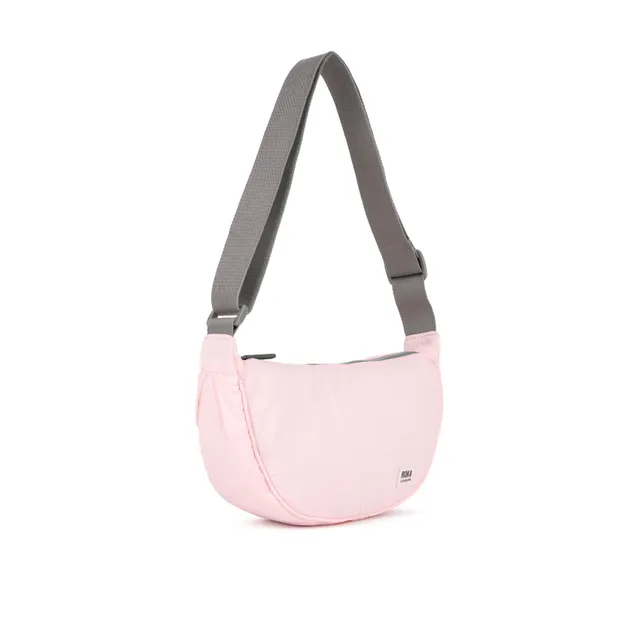 Roka London Farringdon halvmåneveske 4,2L Seashell puffy