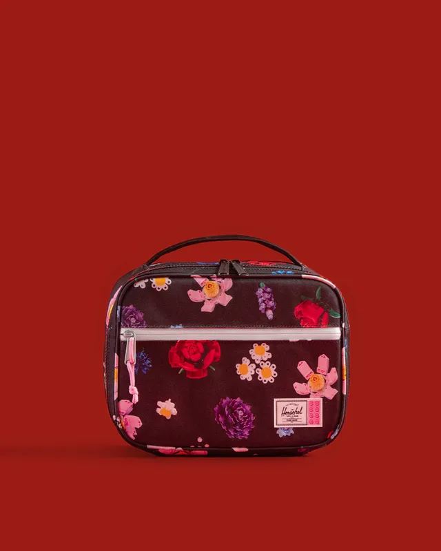 Herschel LEGO Pop Quiz matboks Falling Florals isolert