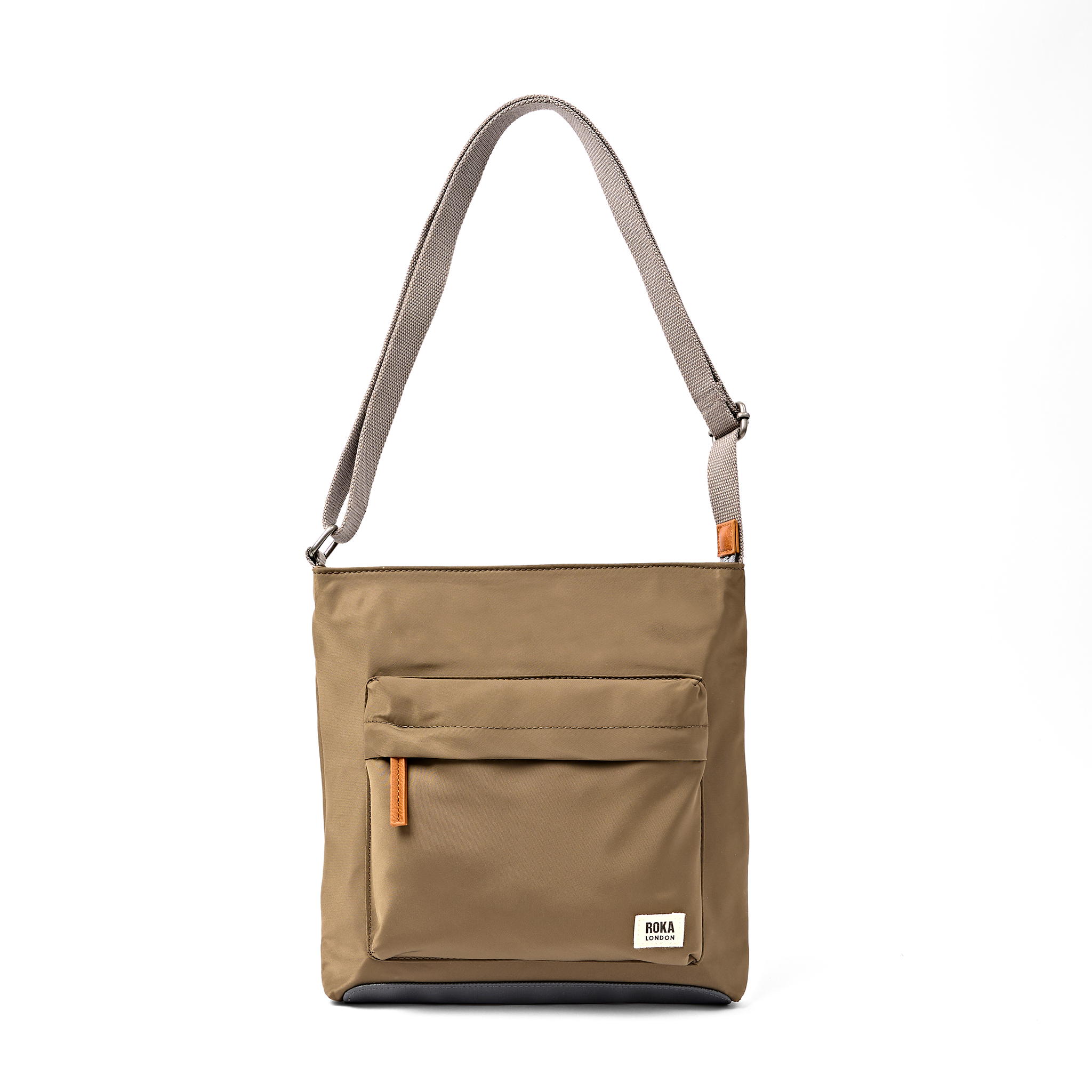 Roka London Kennington skulderveske Army 2,7 liter nylon