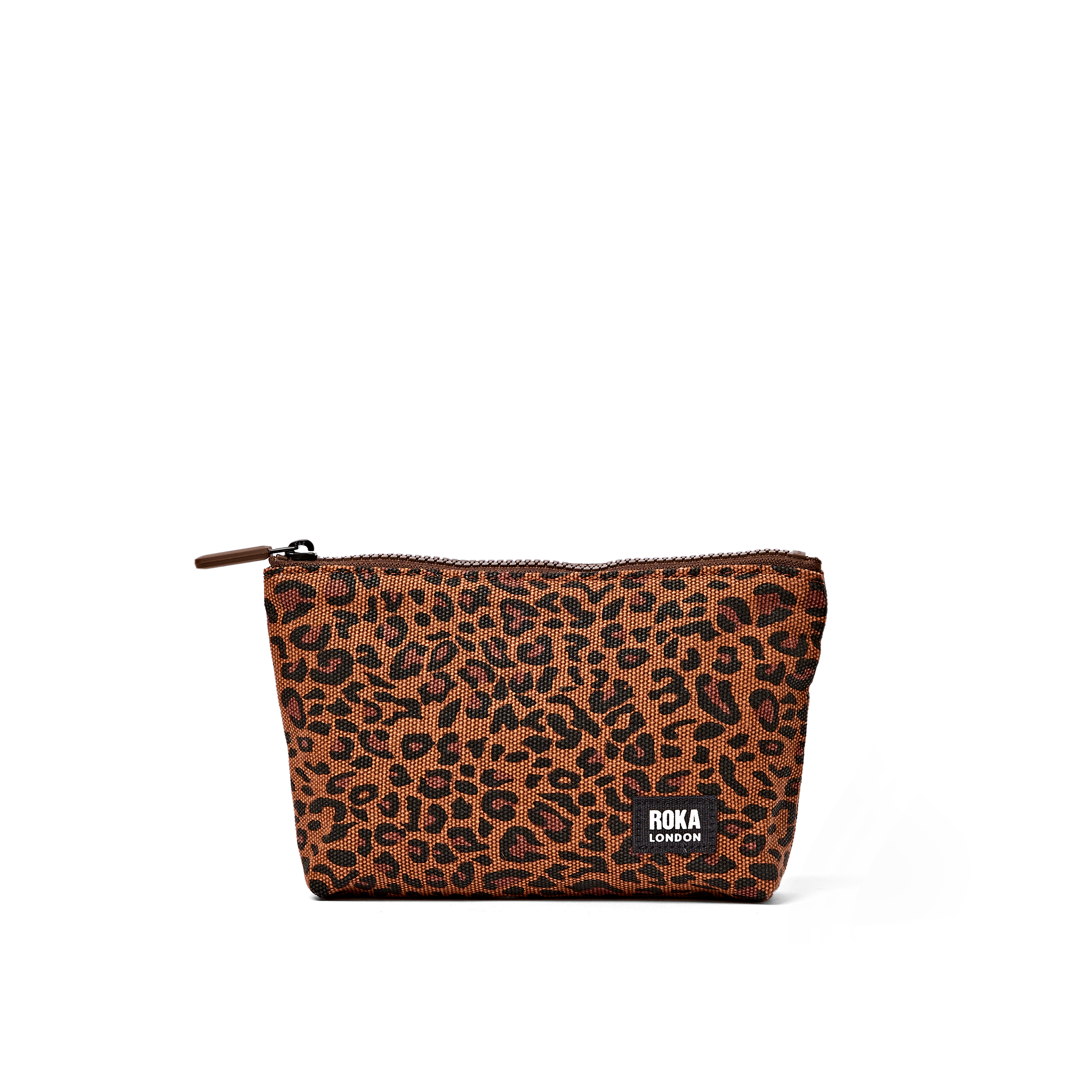 Roka London Maida Vale pouch Leopard Mini bomull 2,2L