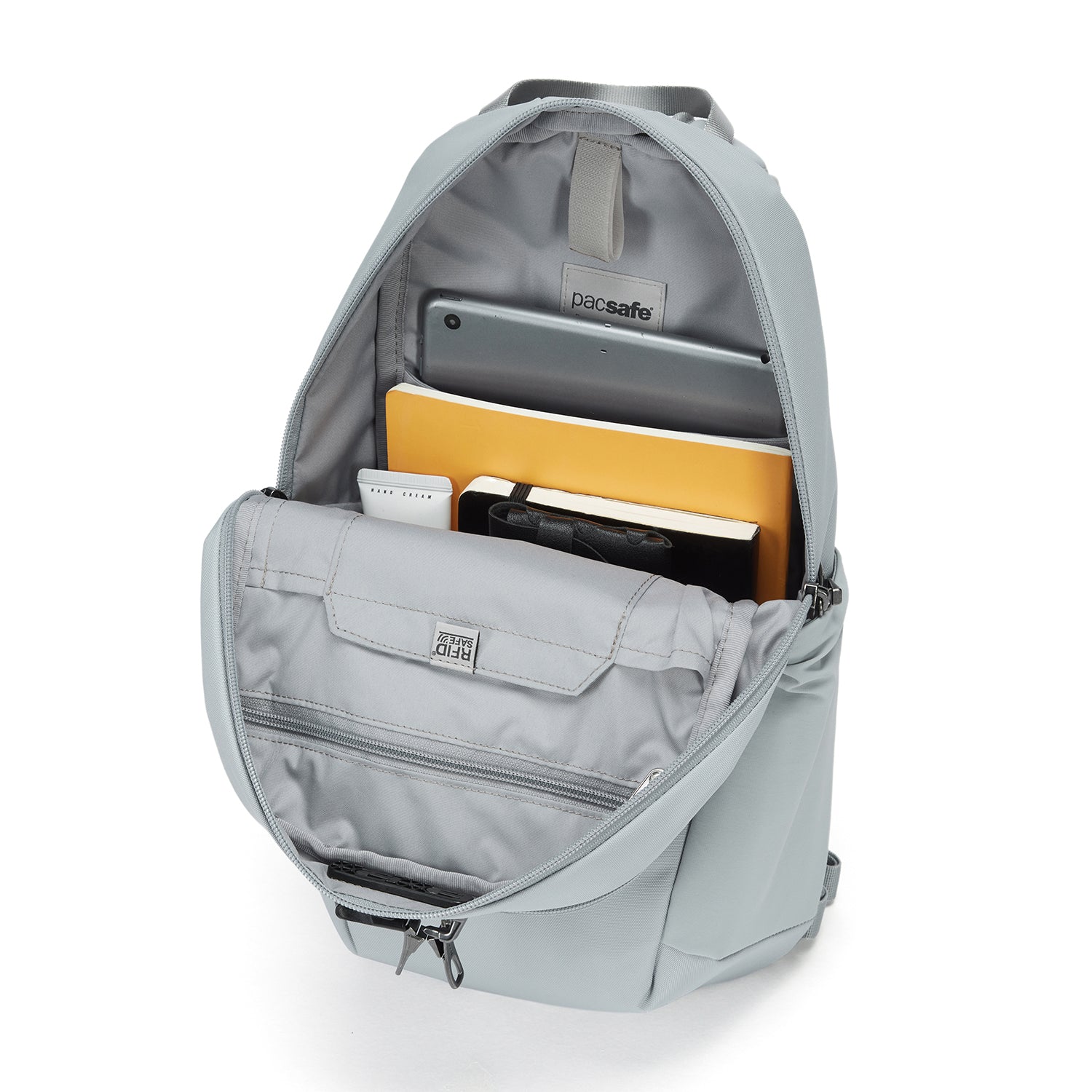 Pacsafe V 12L tyverisikker ryggsekk svart 12 liter