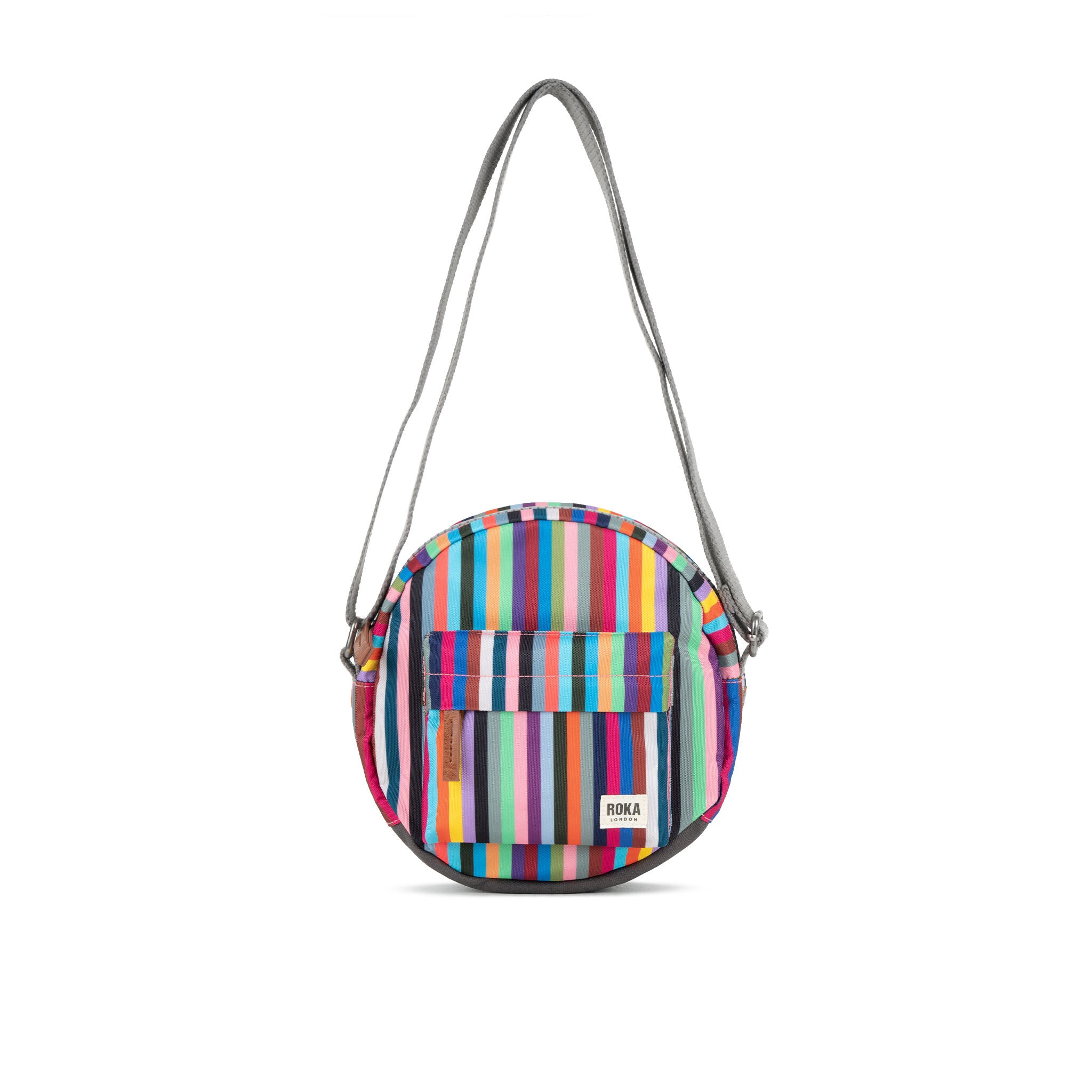 Roka London Paddington crossbody Small multi stripe værbestandig