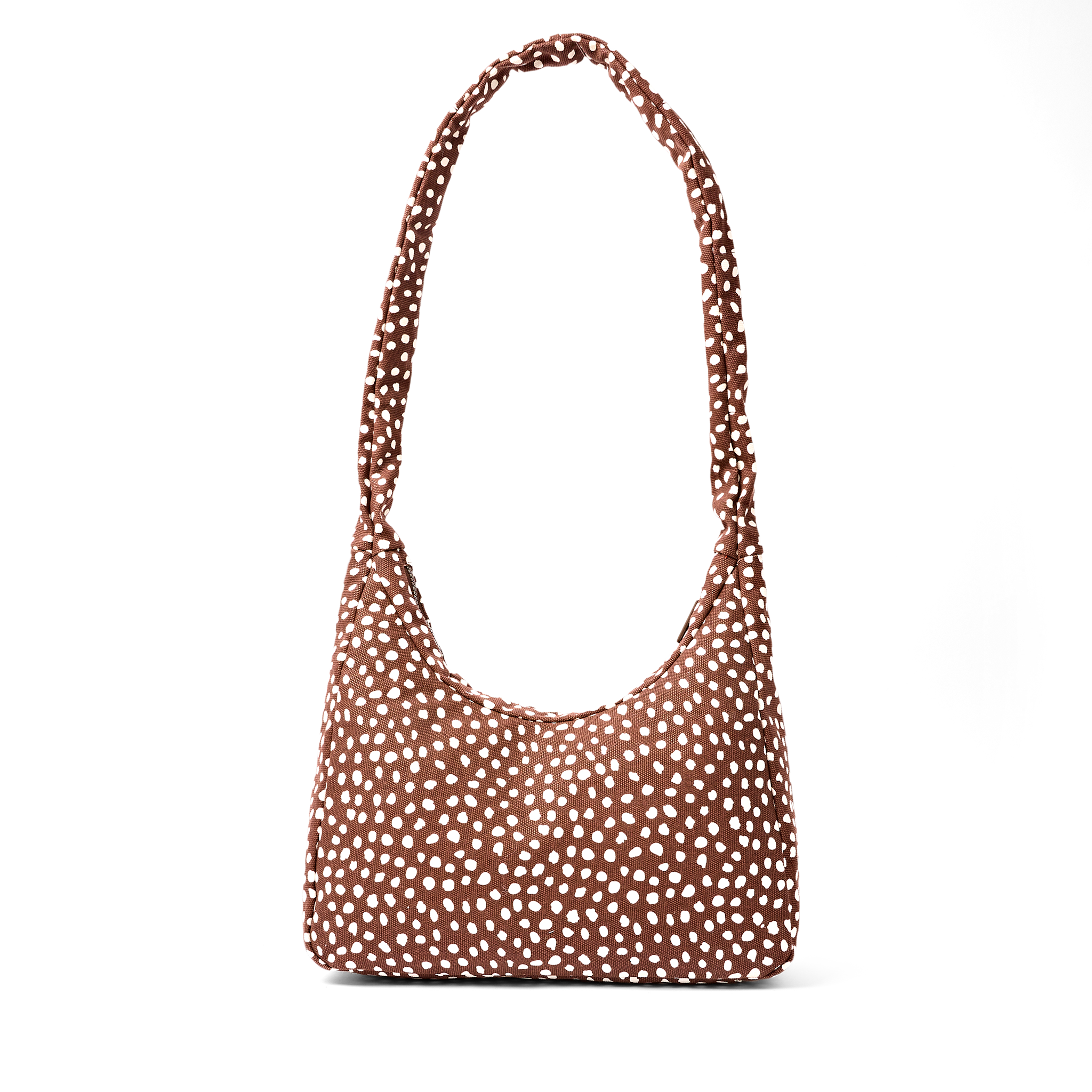 Roka London Belsize Medium skulderveske brown spot bomull
