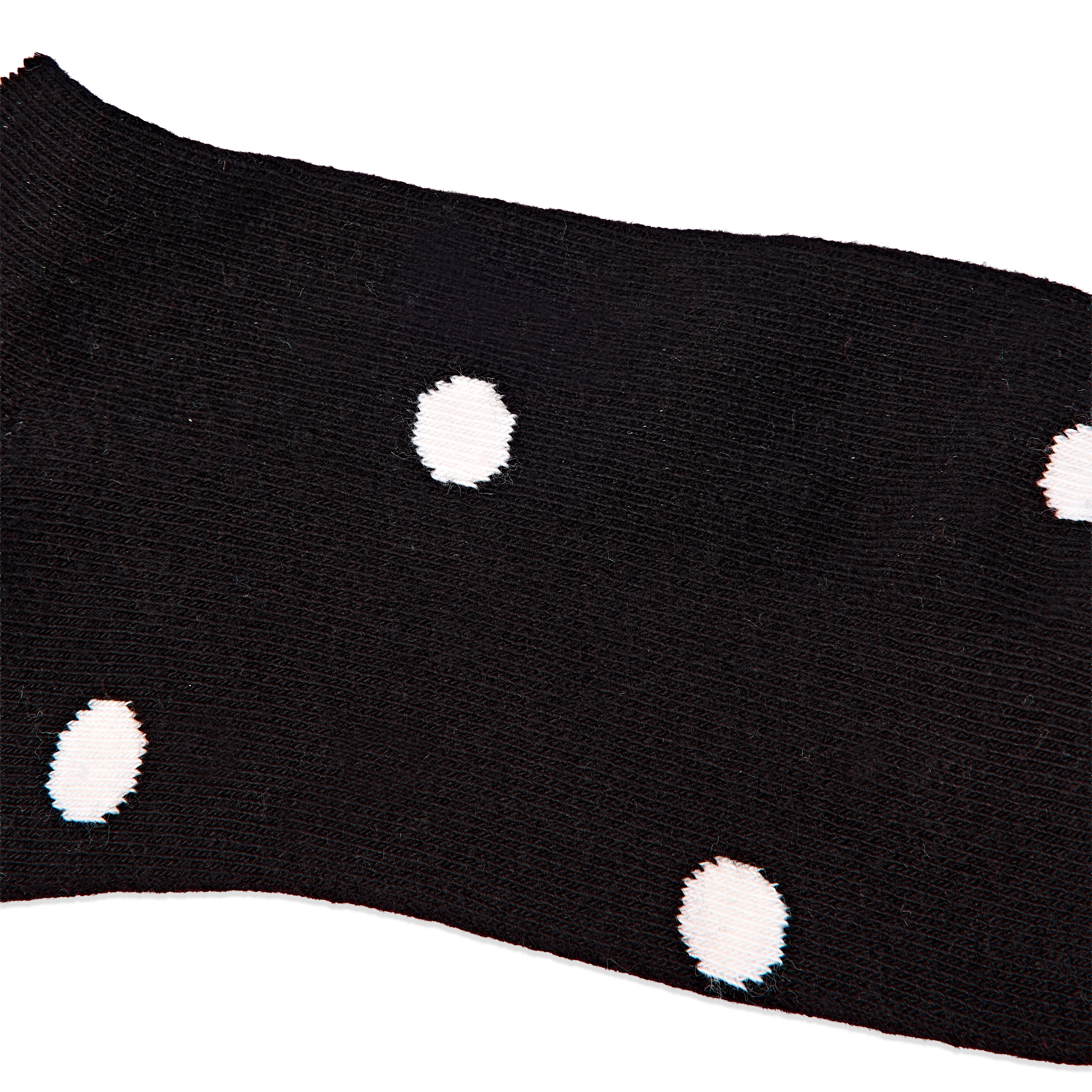 Roka London Wimbledon crewsokker Black Dot økologisk bomull