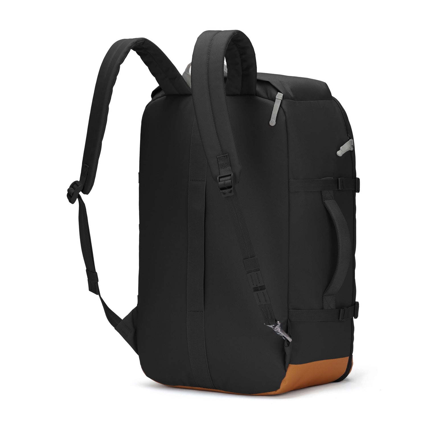 Pacsafe GO 44L ryggsekk Jet Black tyverisikker