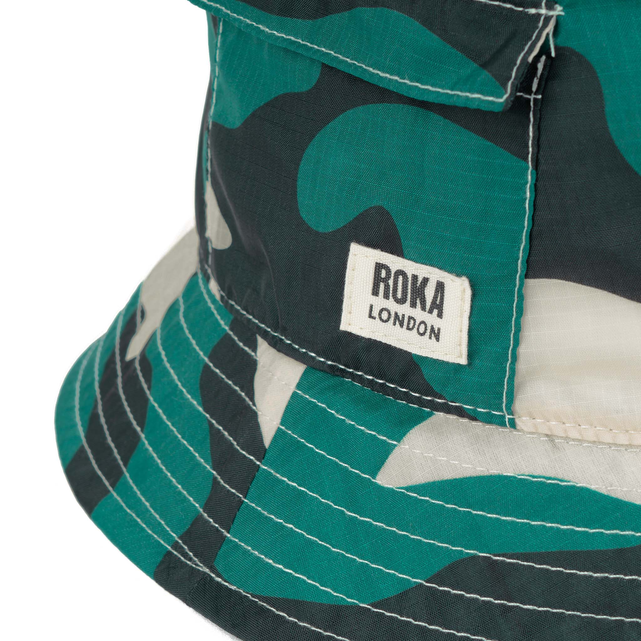 Roka London Bedford bøttehatt rose camo vanntett UPF50+