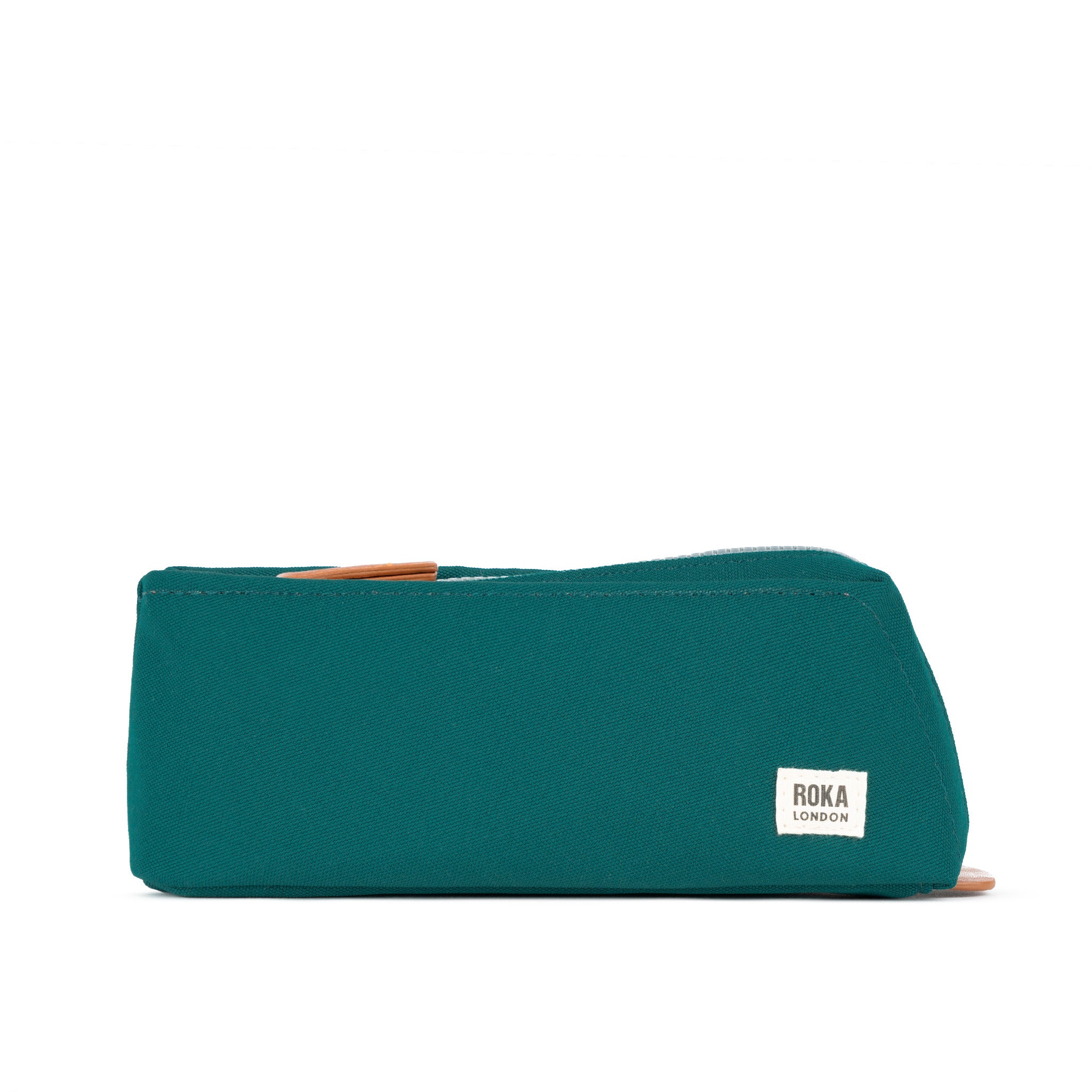 Roka London Pimlico Small pouch 1,3 liter teal vanntett