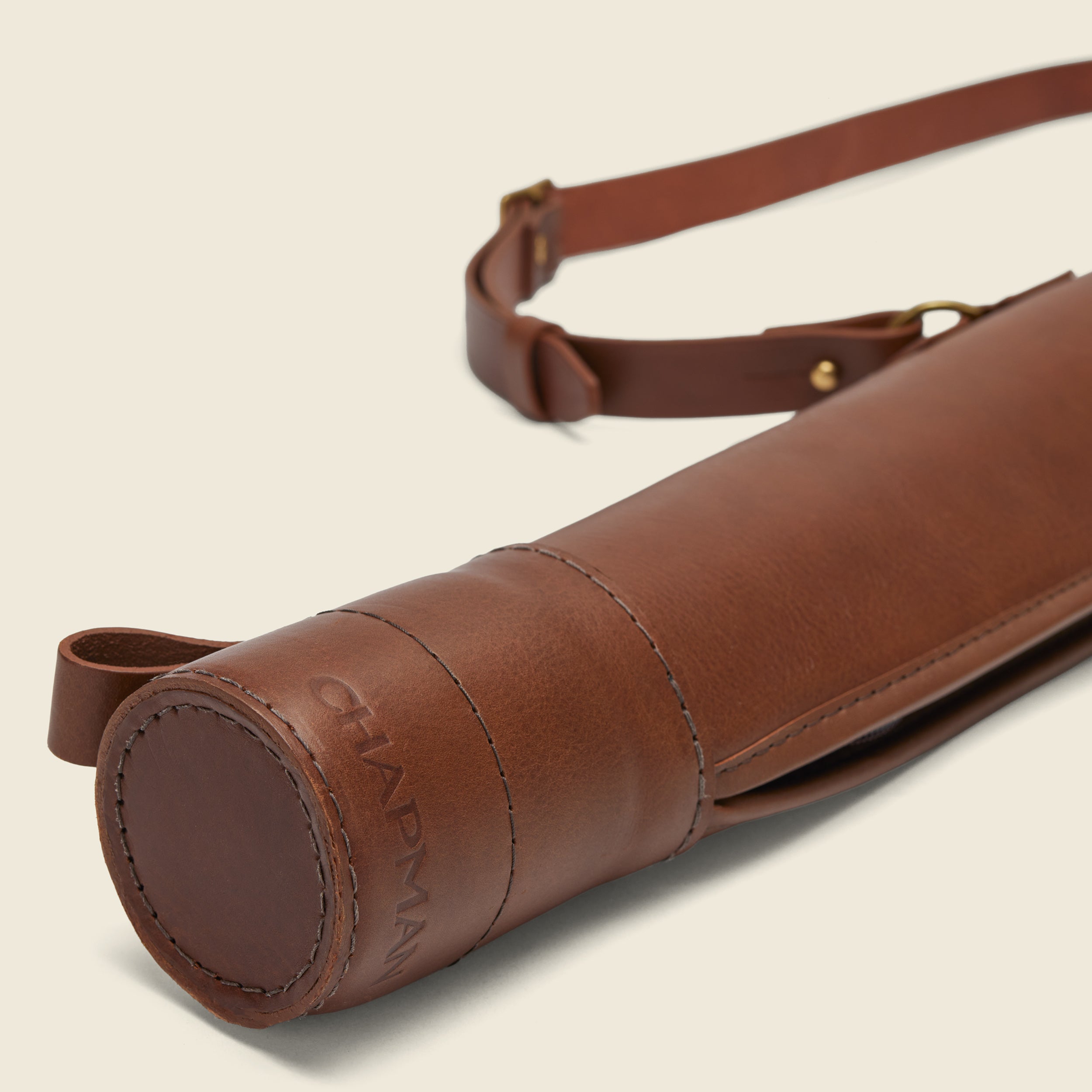 Chapman Mid Leather Gun Slip våpenfutteral 48" lær