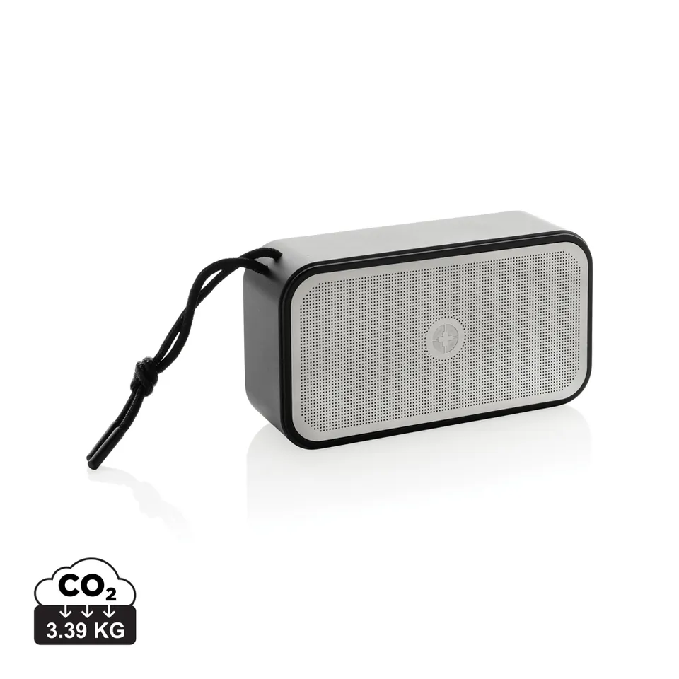 Swiss Peak RCS 10W bluetooth-høyttaler grå aluminium