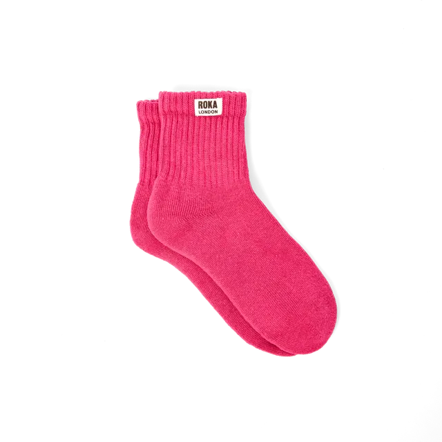 Roka London Windsor sokker granita red UK 3-8
