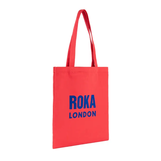 Roka London Notting Hill toteveske raspberry small canvas