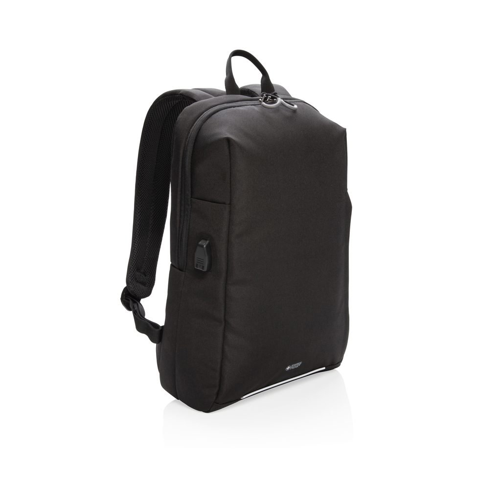 Swiss Peak AWARE RFID laptopryggsekk 15,6" svart