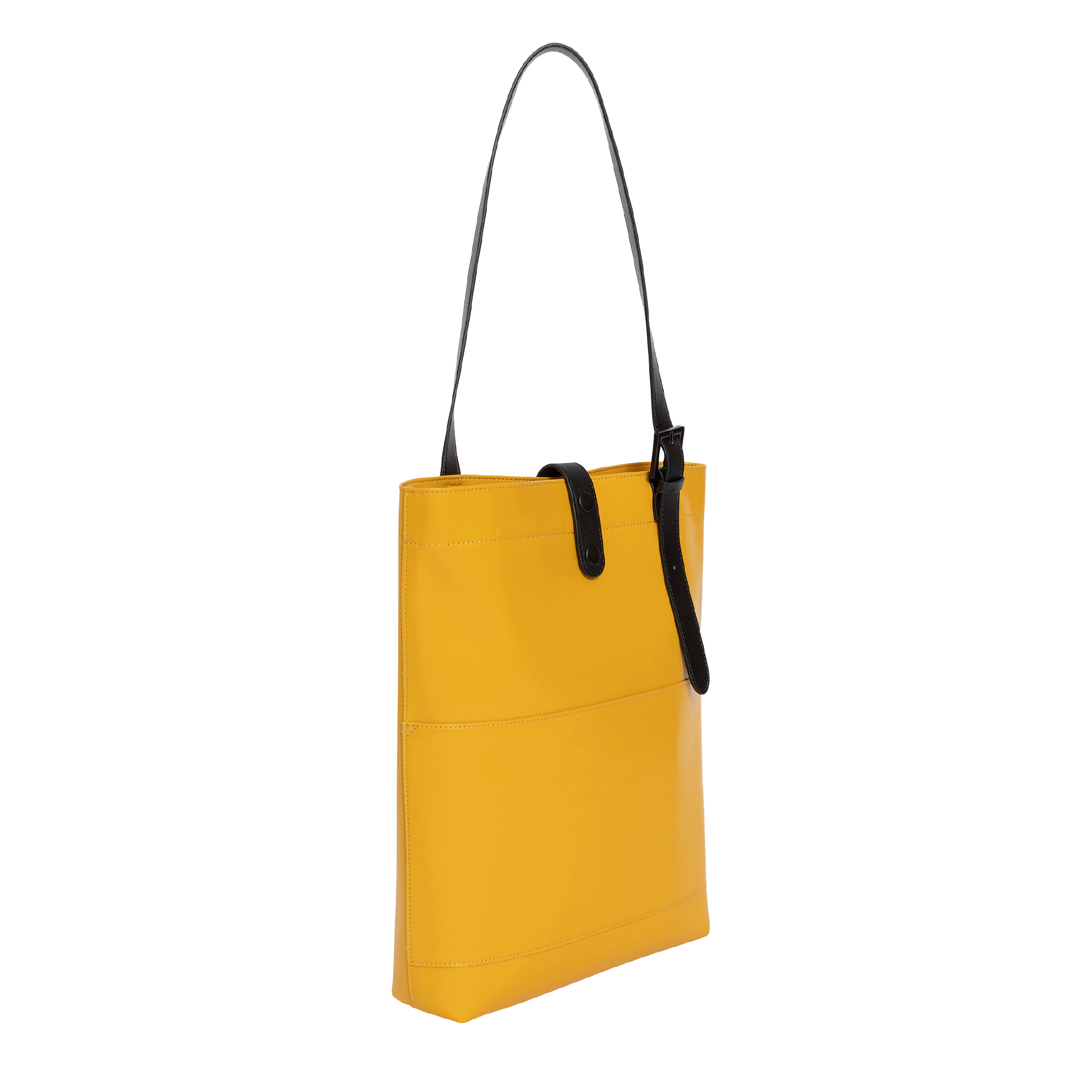 KIWEE Tote Bag handlenett Yellow 6,5L resirkulert skinn