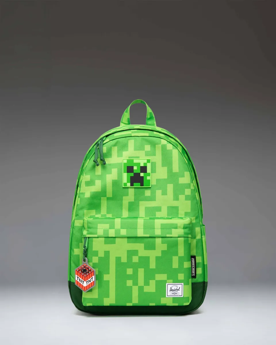Herschel Minecraft Classic XL ryggsekk Creeper romslig