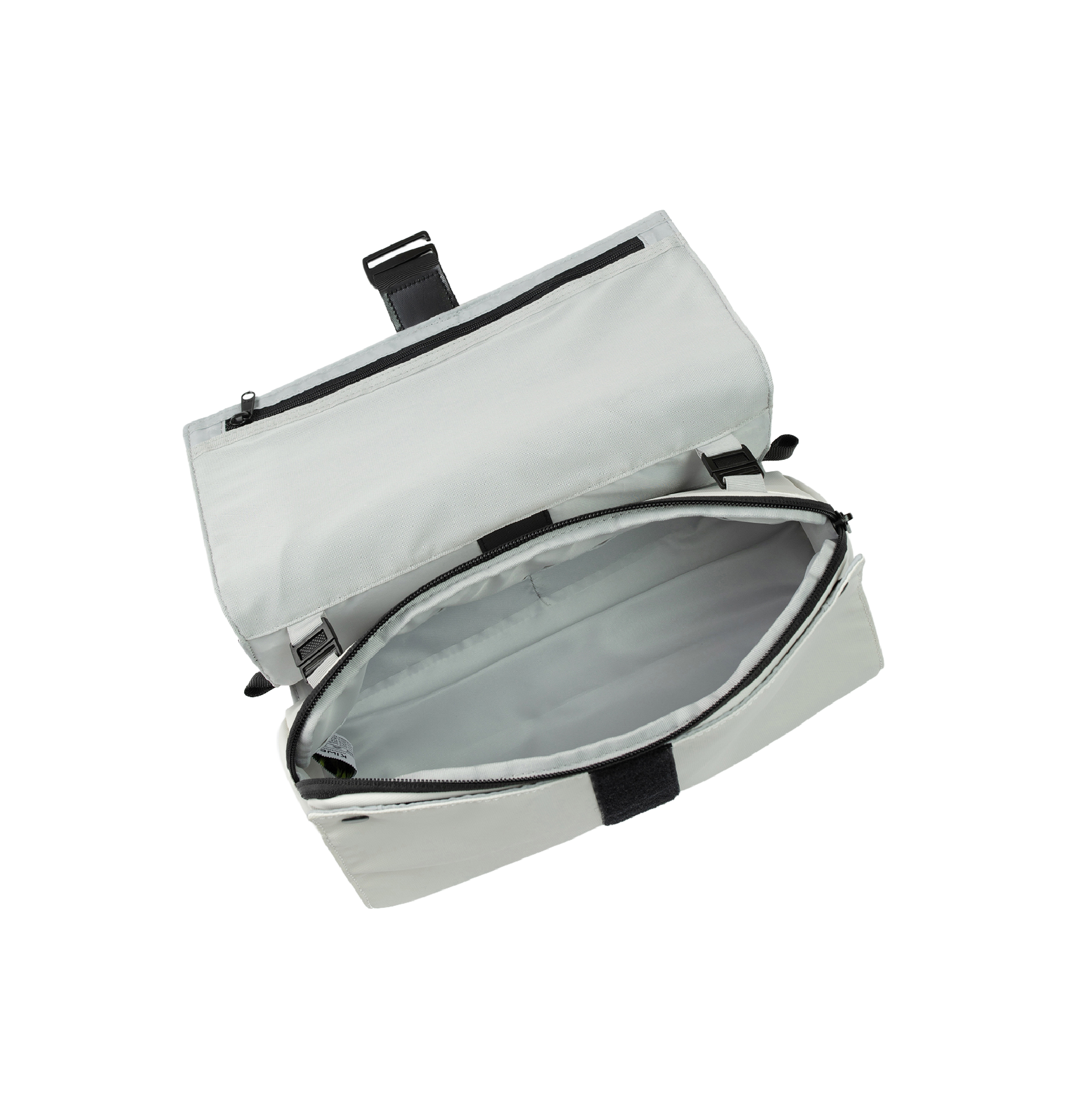 KIWEE Triangle Sling skulderveske hvit 3L vannavvisende